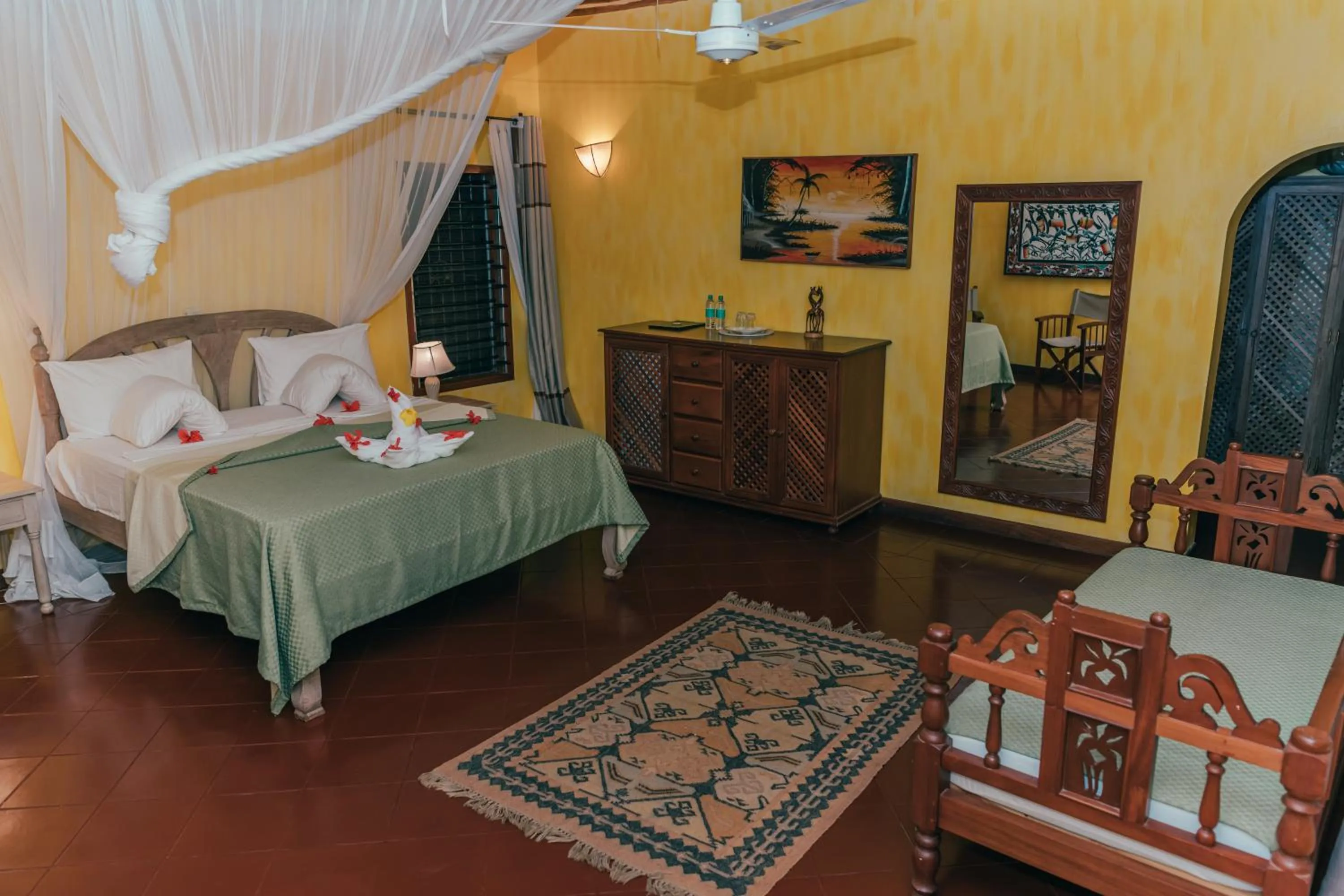 Bed in Hotel Villa Malindi