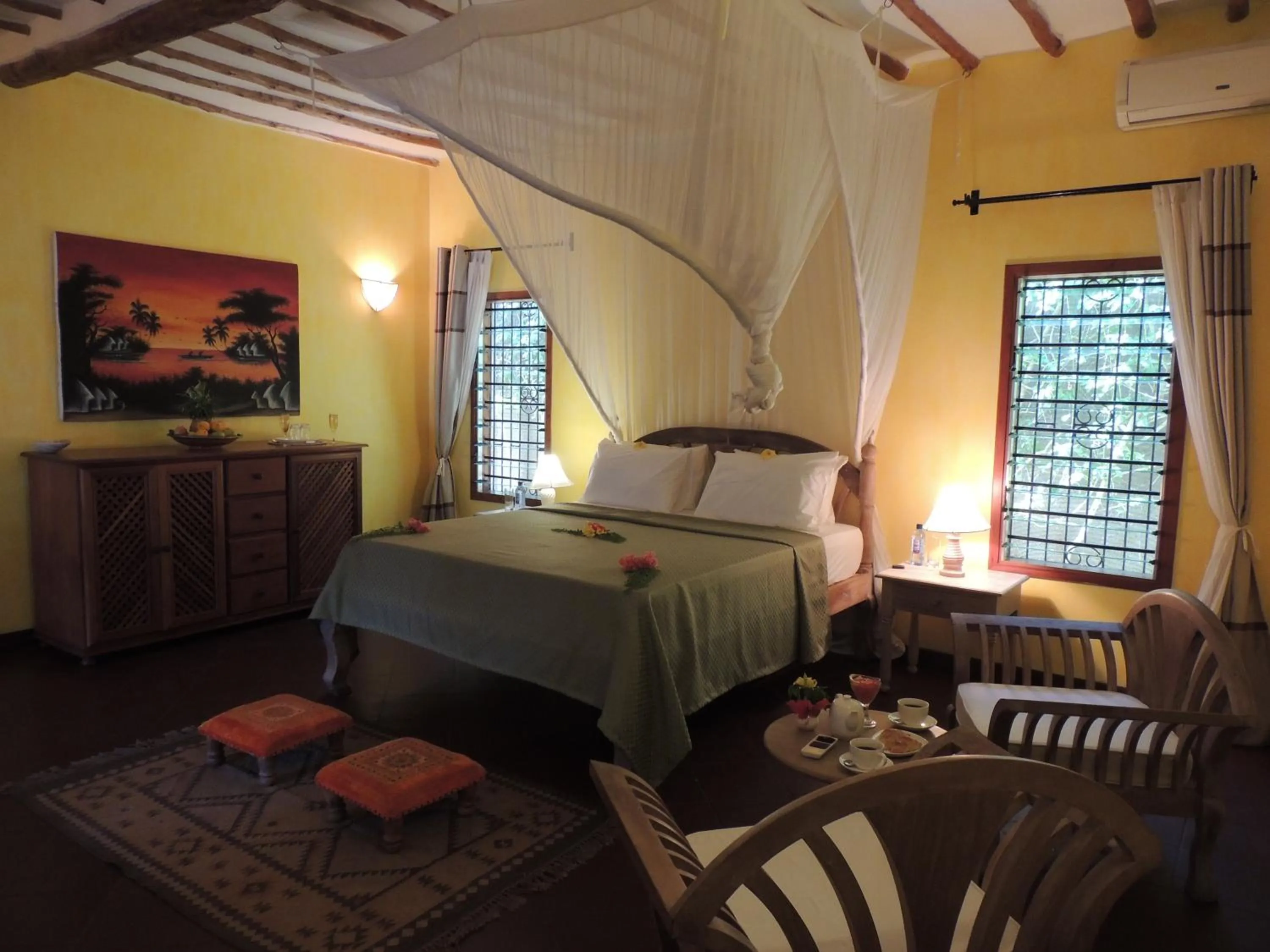 Bed in Hotel Villa Malindi