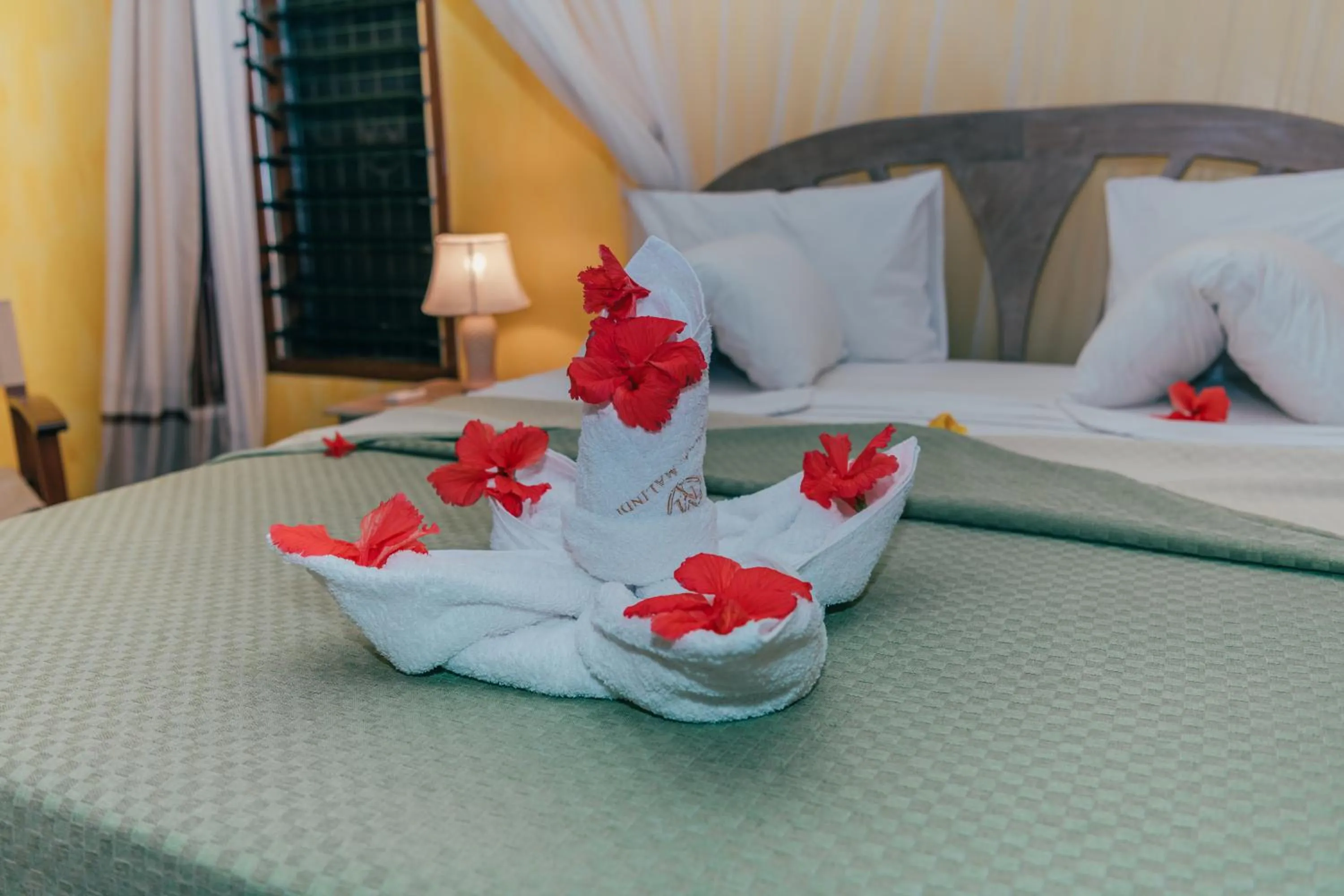 Bed in Hotel Villa Malindi