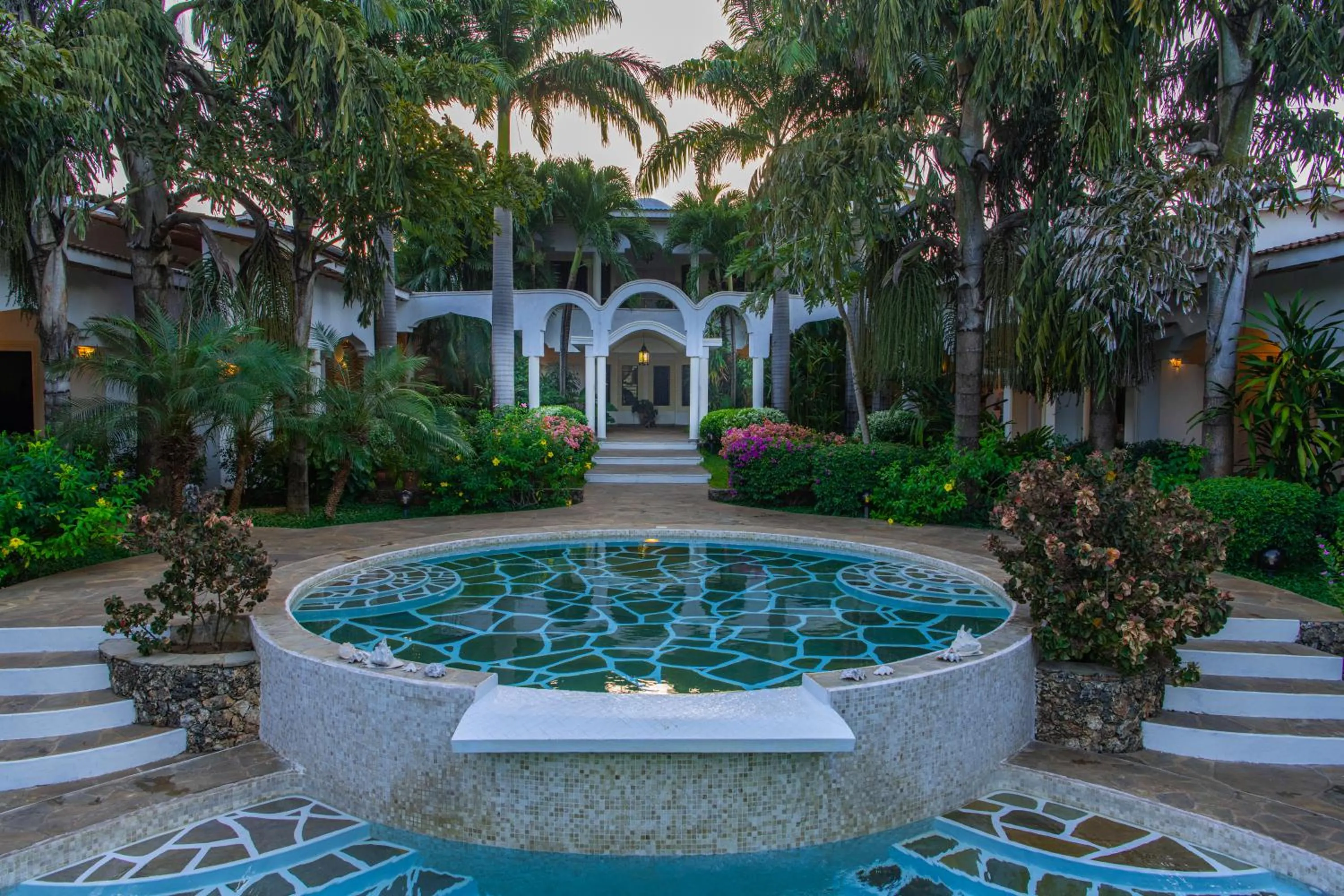 Patio in Hotel Villa Malindi