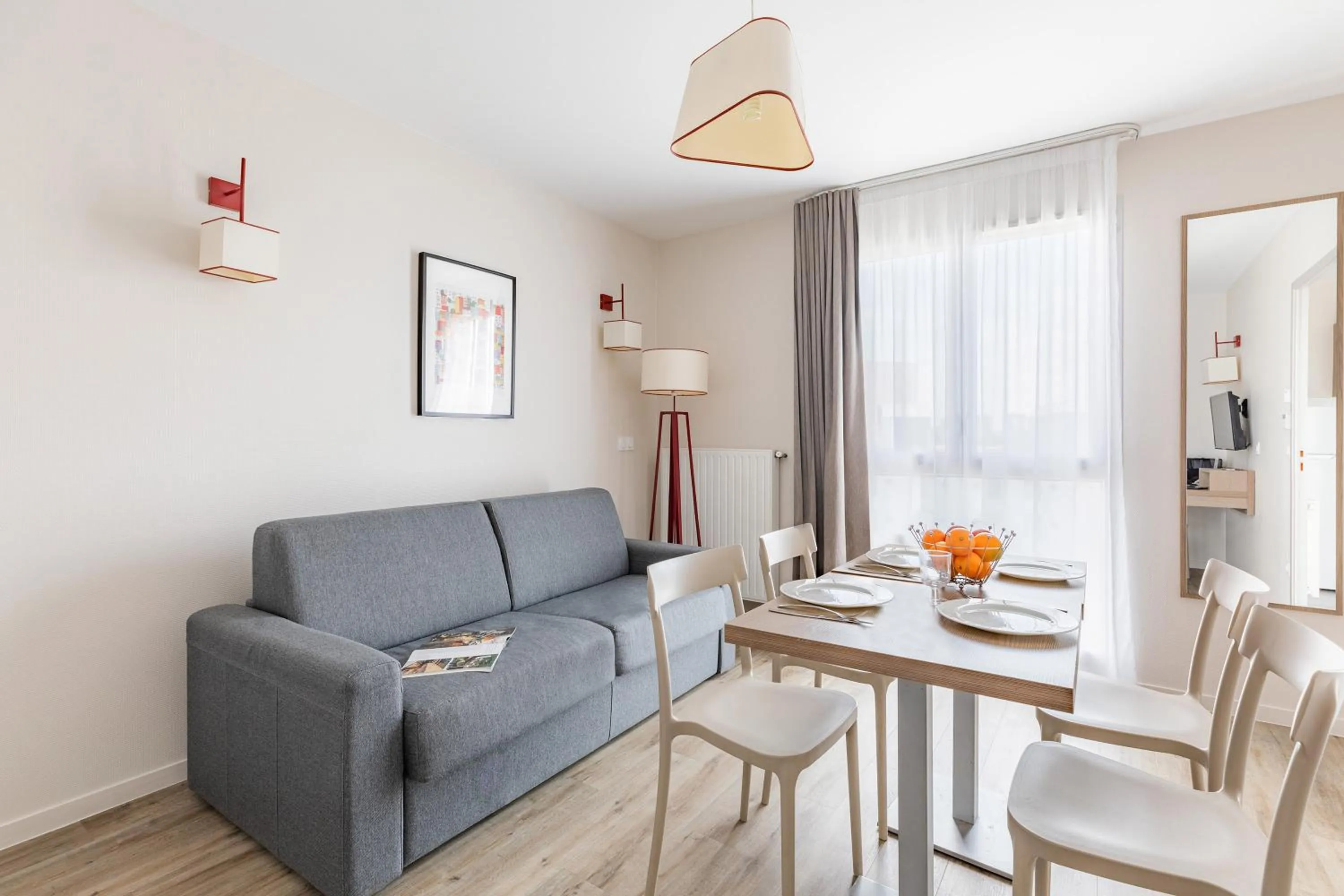 Living room in Appart'City Confort Orléans