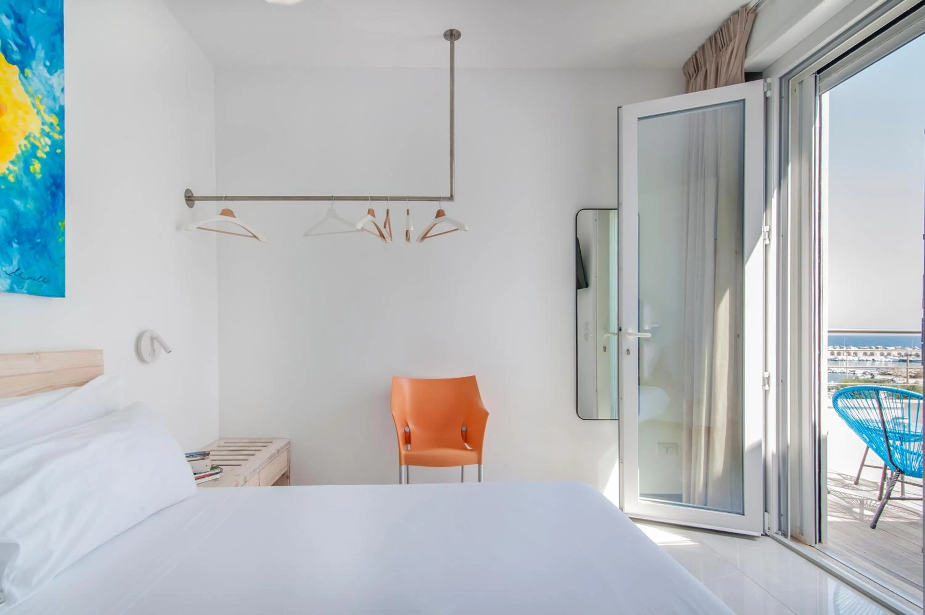 Bed in THE VIEW B&B, terrace & more