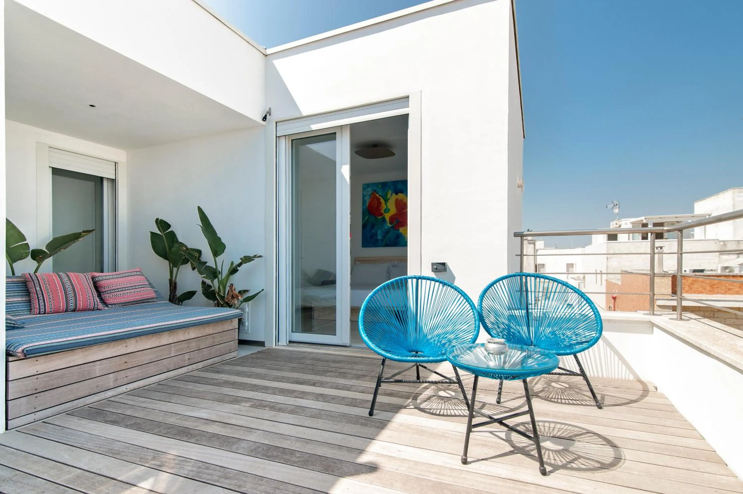 Balcony/Terrace in THE VIEW B&B, terrace & more