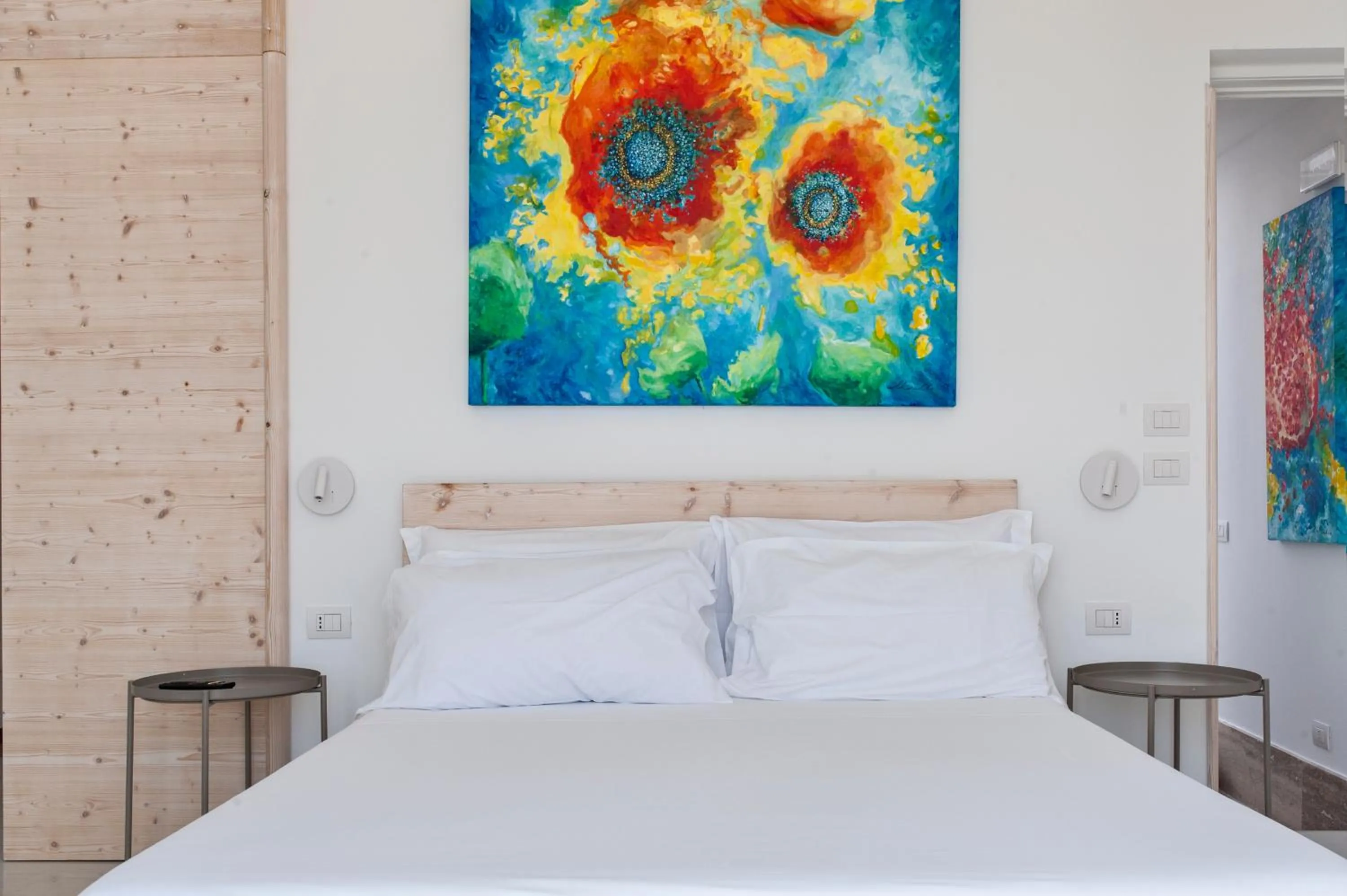 Bed in THE VIEW B&B, terrace & more