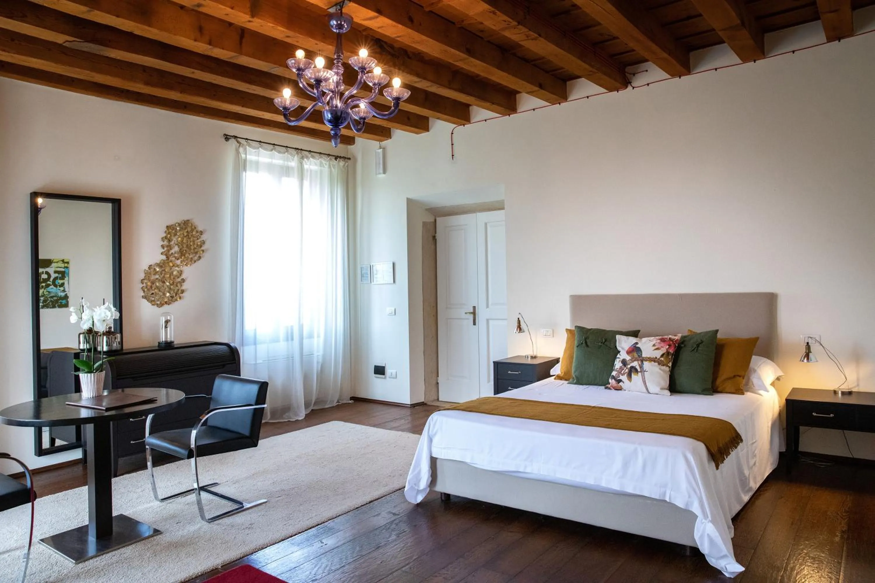 Bed in Relais Villa Ormaneto