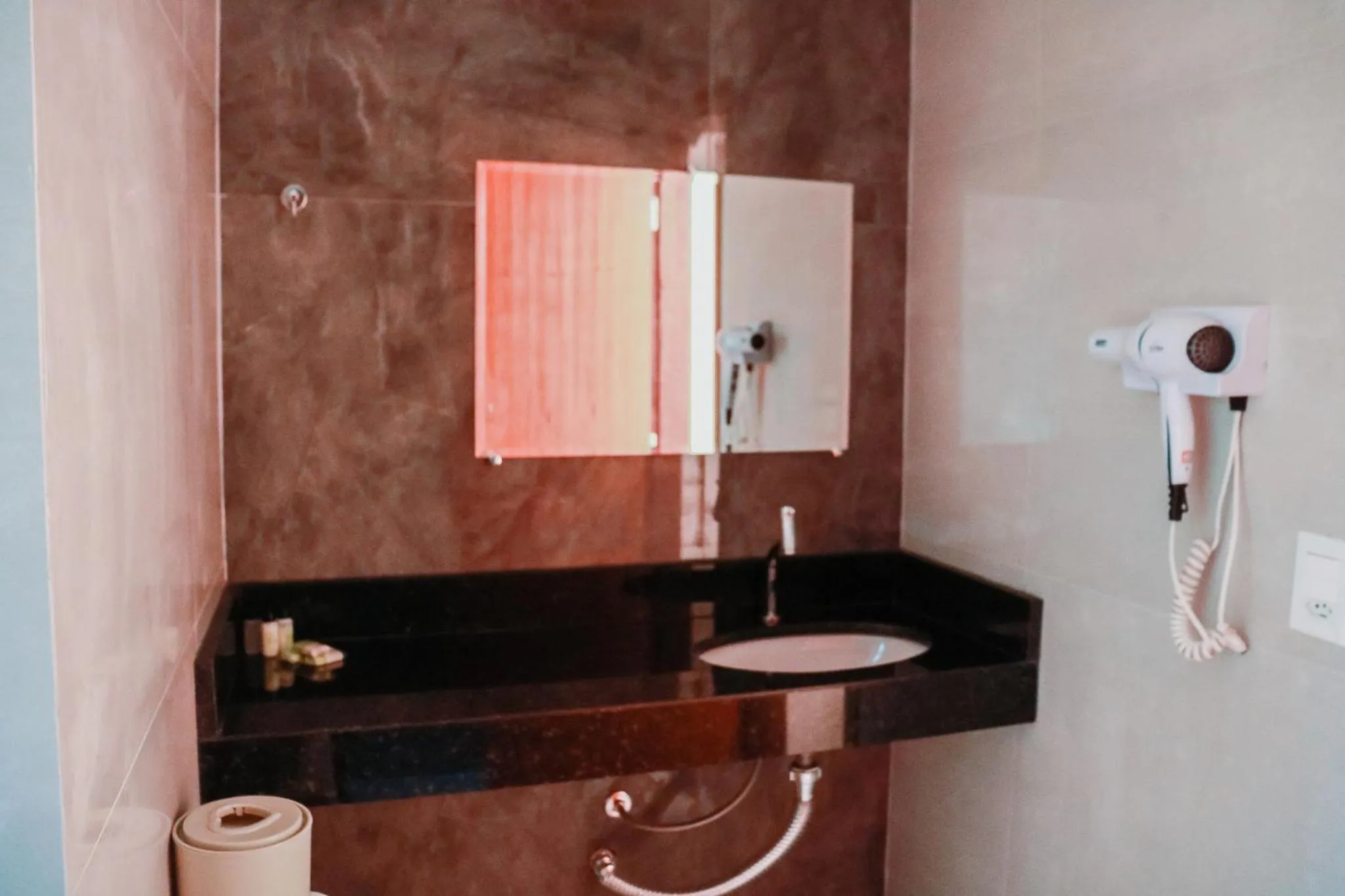 Bathroom in Pousada Mirante do Penedo