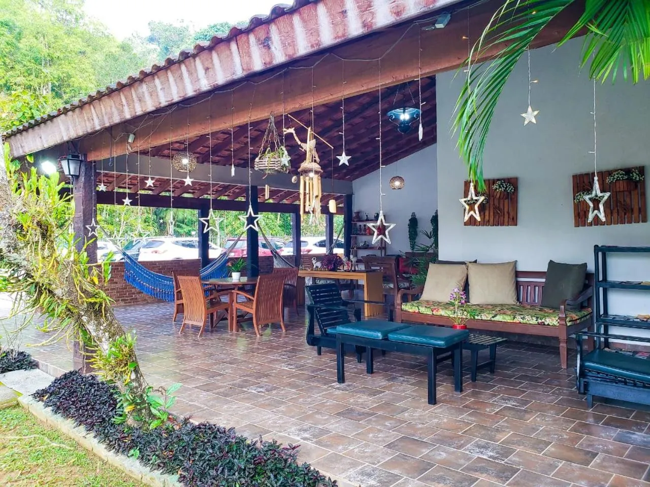 Patio in Pousada Mirante do Penedo