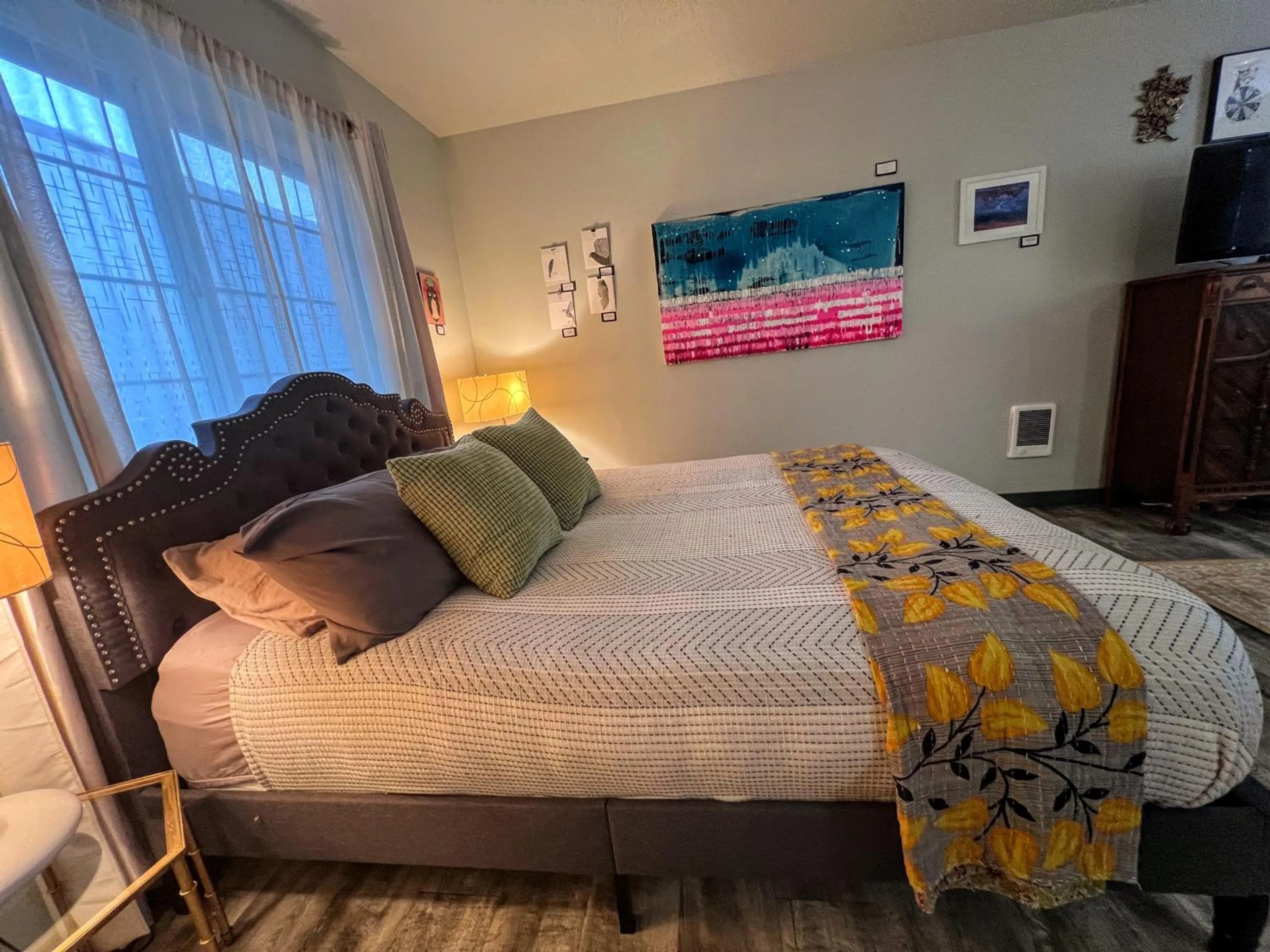 Bed in Starry Night Inn