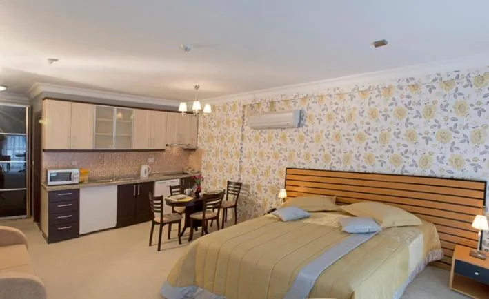 Kitchen or kitchenette, Bed in The Bosphorus House