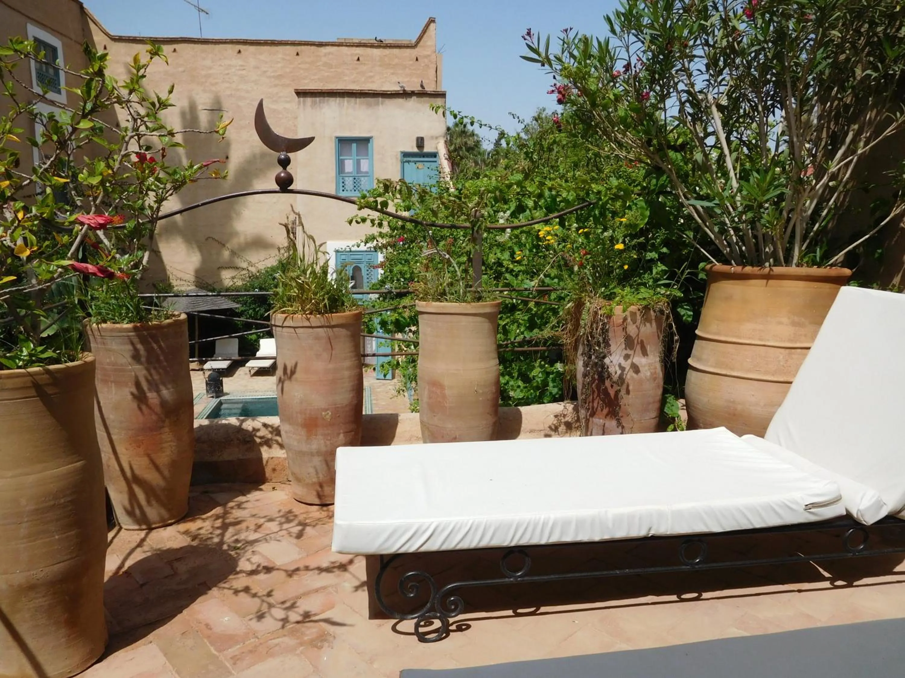 Garden in Palais Oumensour