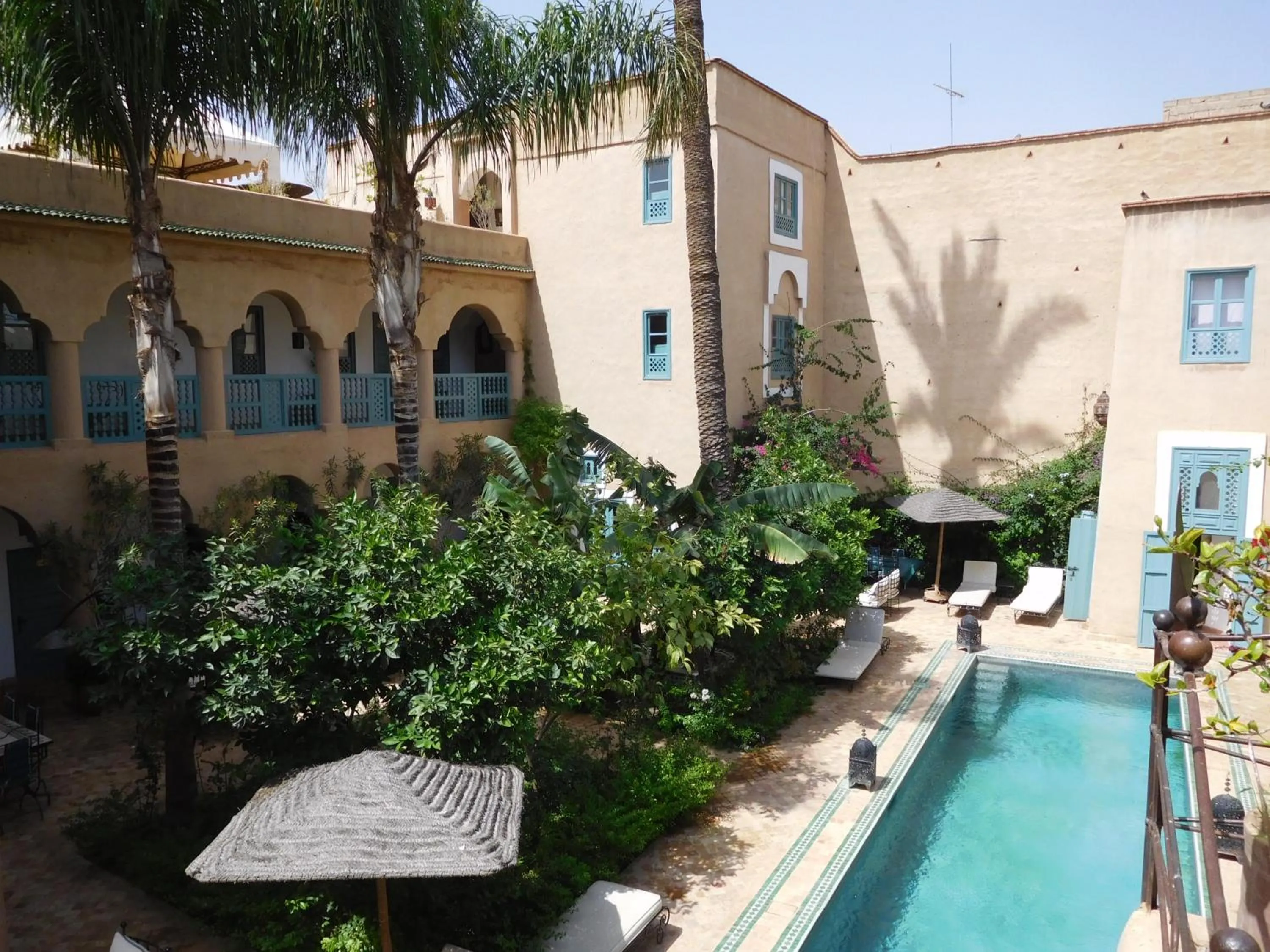 Patio in Palais Oumensour
