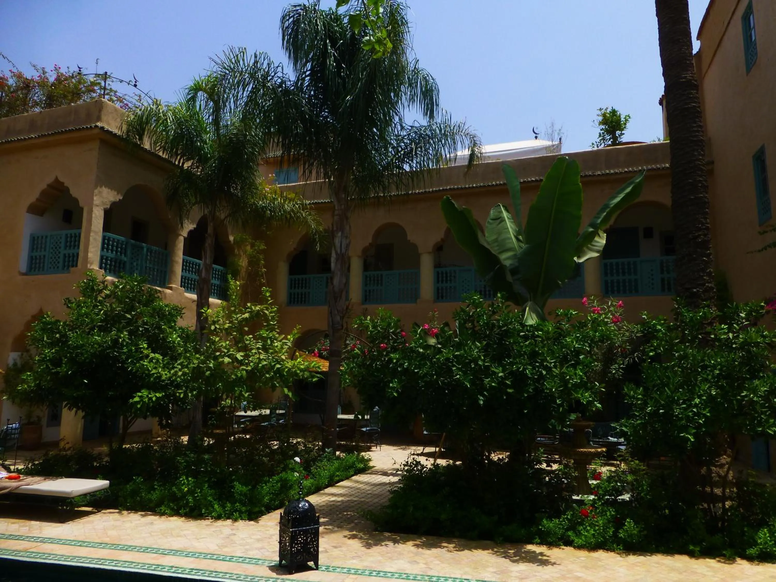 Facade/entrance in Palais Oumensour