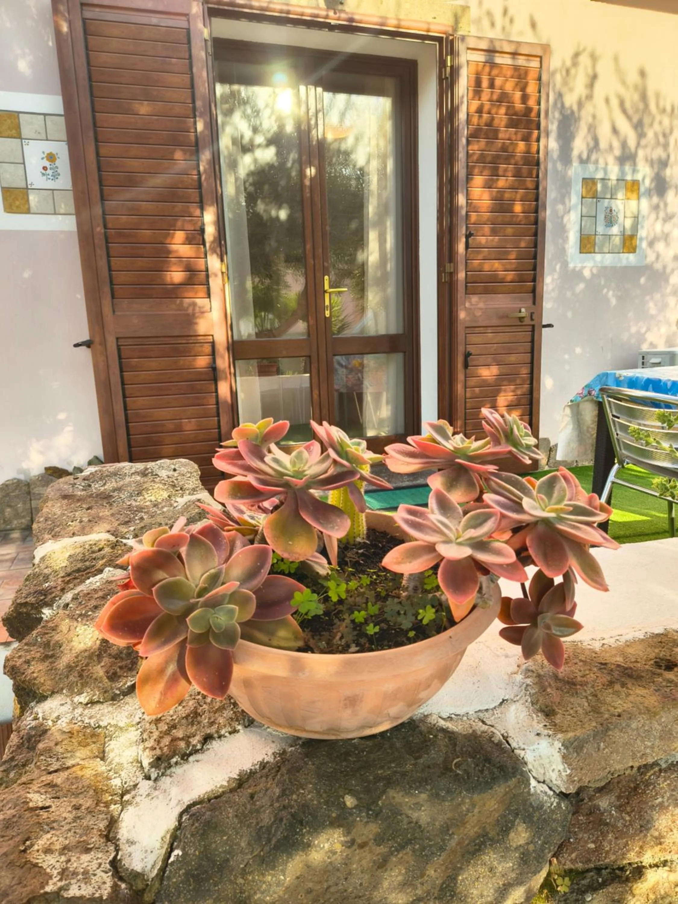 Patio in La Fortezza casa vacanze & appartament