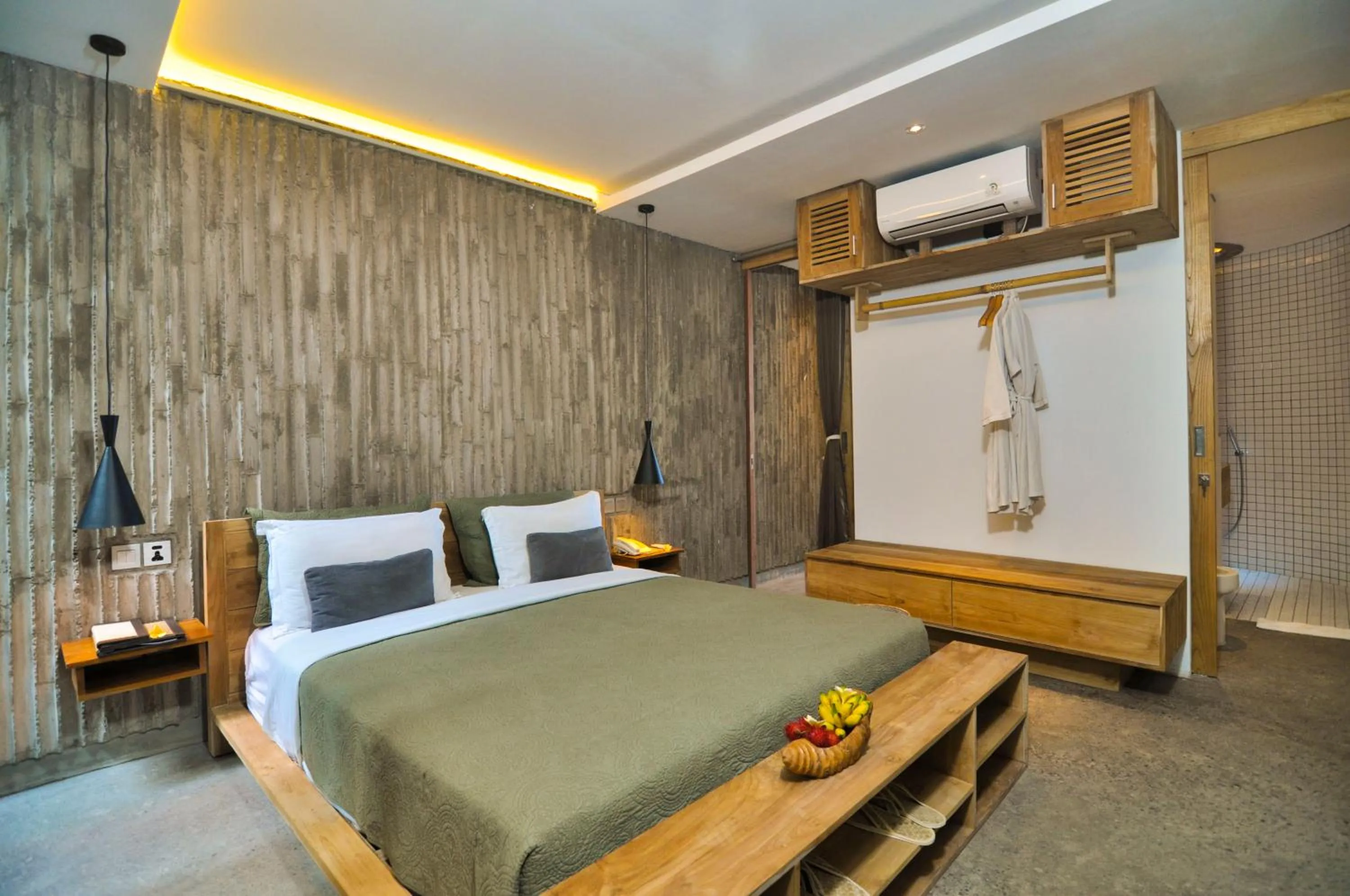 Bed in The Tiing Tejakula Villas