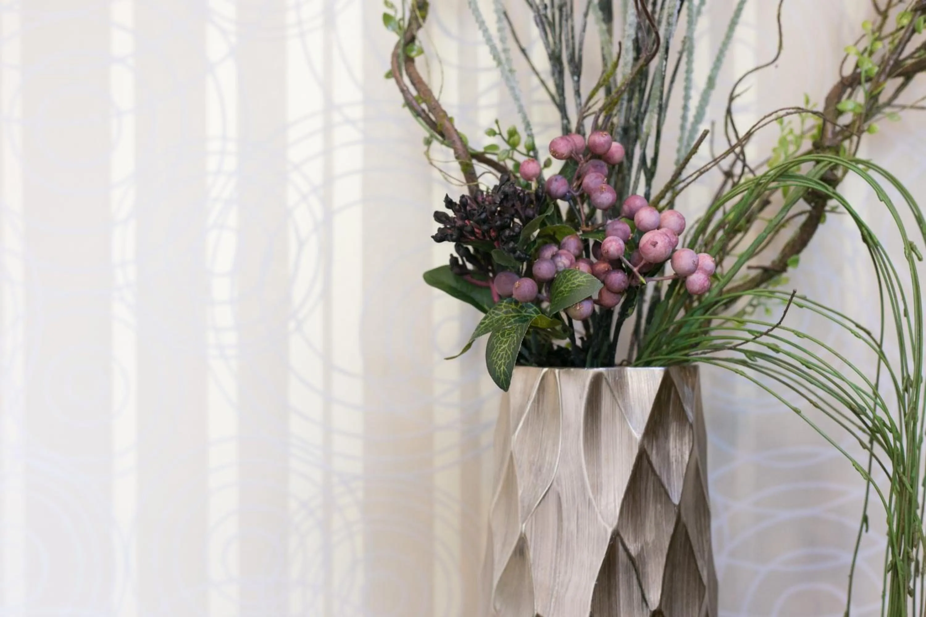 Decorative detail in villa yawaragi