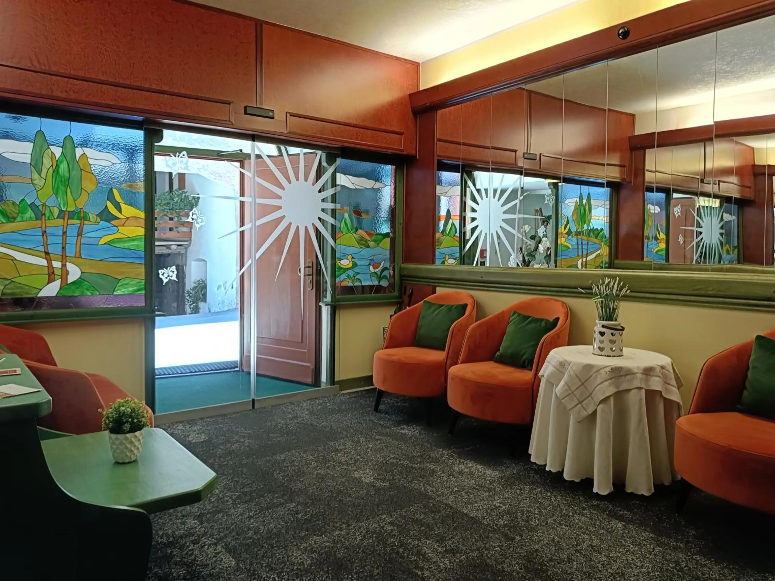 Lobby or reception in Garni Castel Ferari