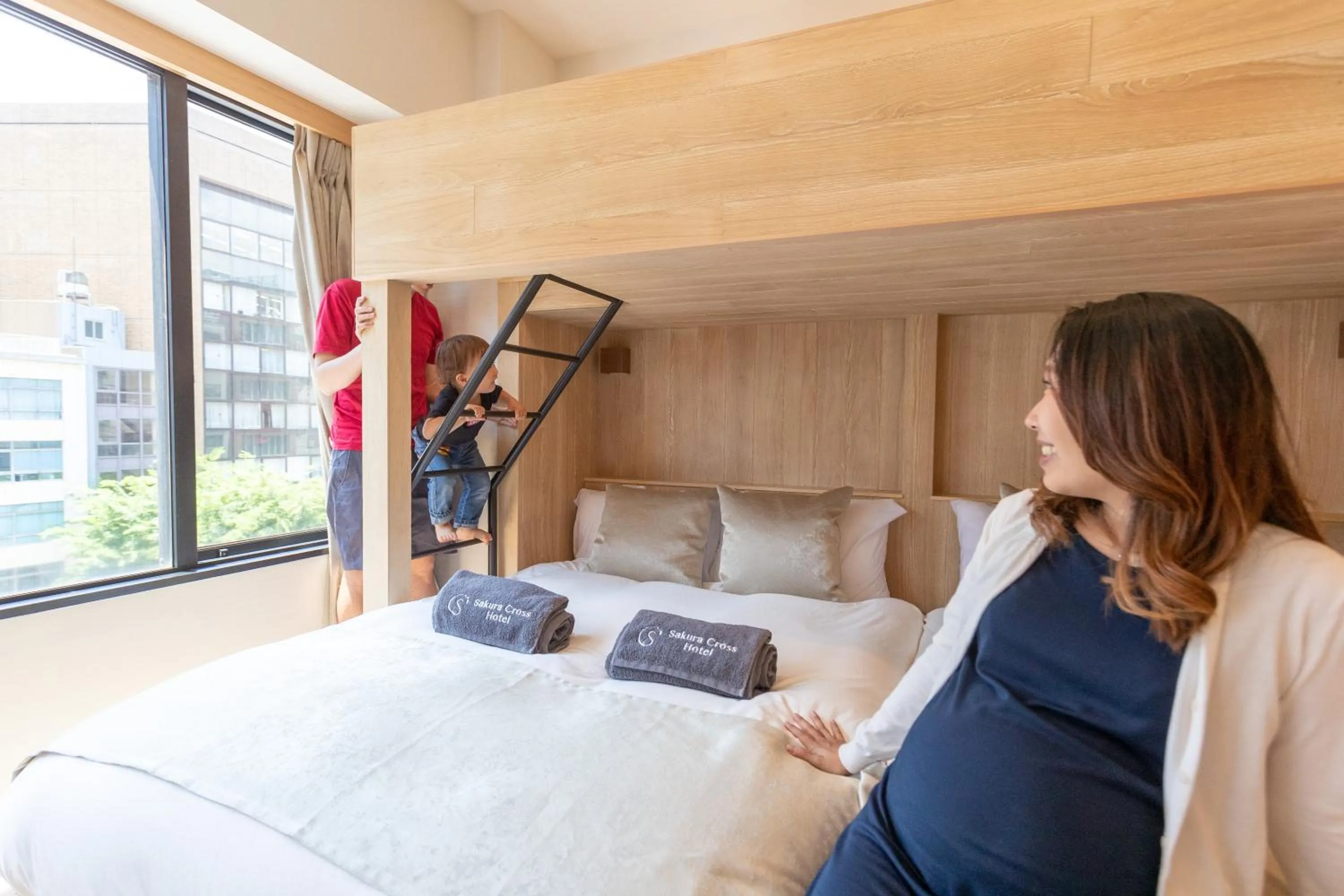 Bed in Sakura Cross Hotel Akihabara