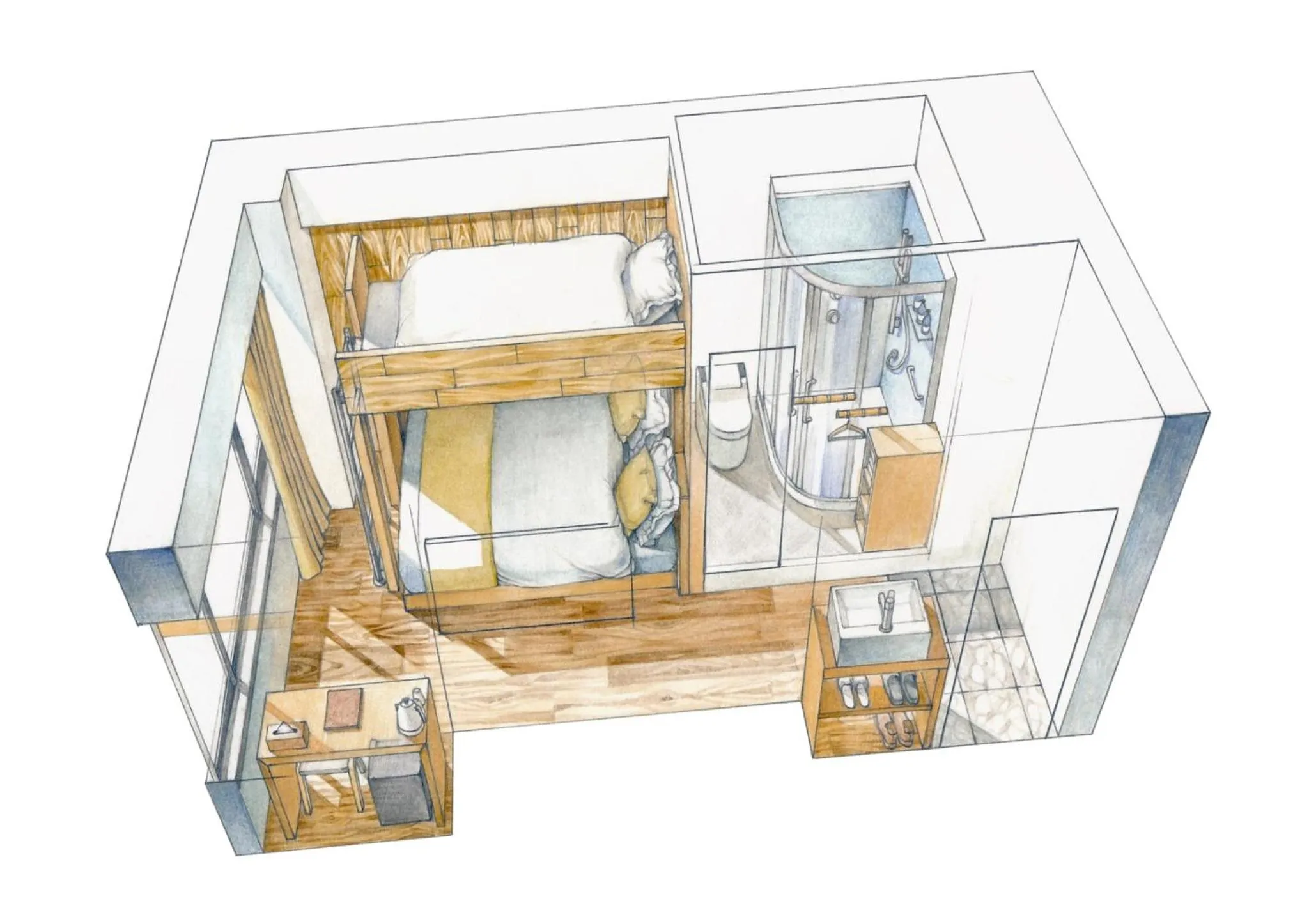 Shower in Sakura Cross Hotel Akihabara