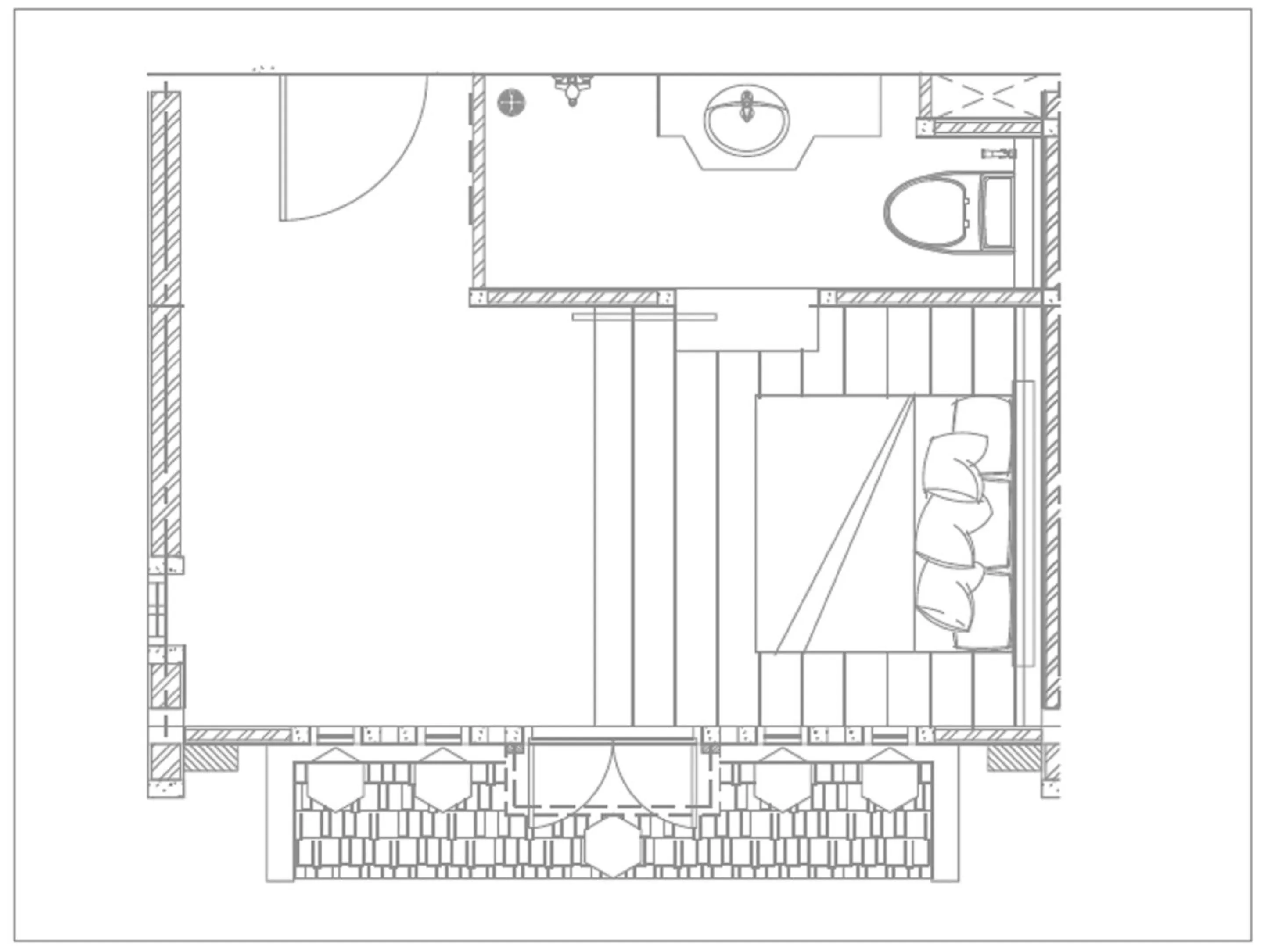 Floor plan in Lanna Oriental Hotel