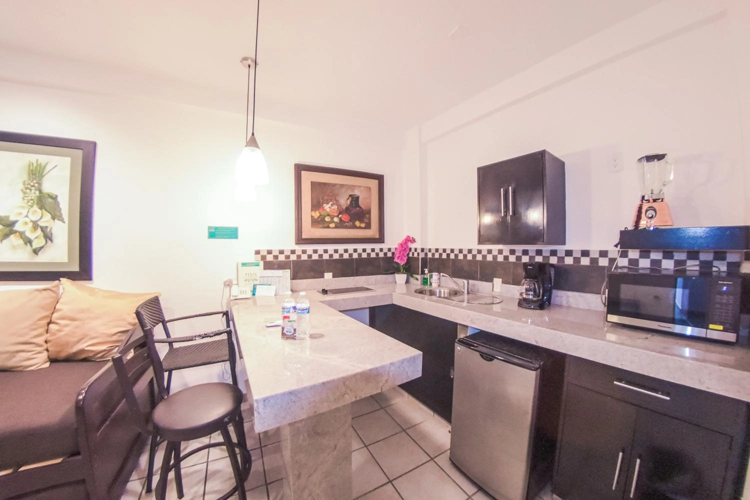 Kitchen or kitchenette in Hotel Suites Nadia Puerto Vallarta