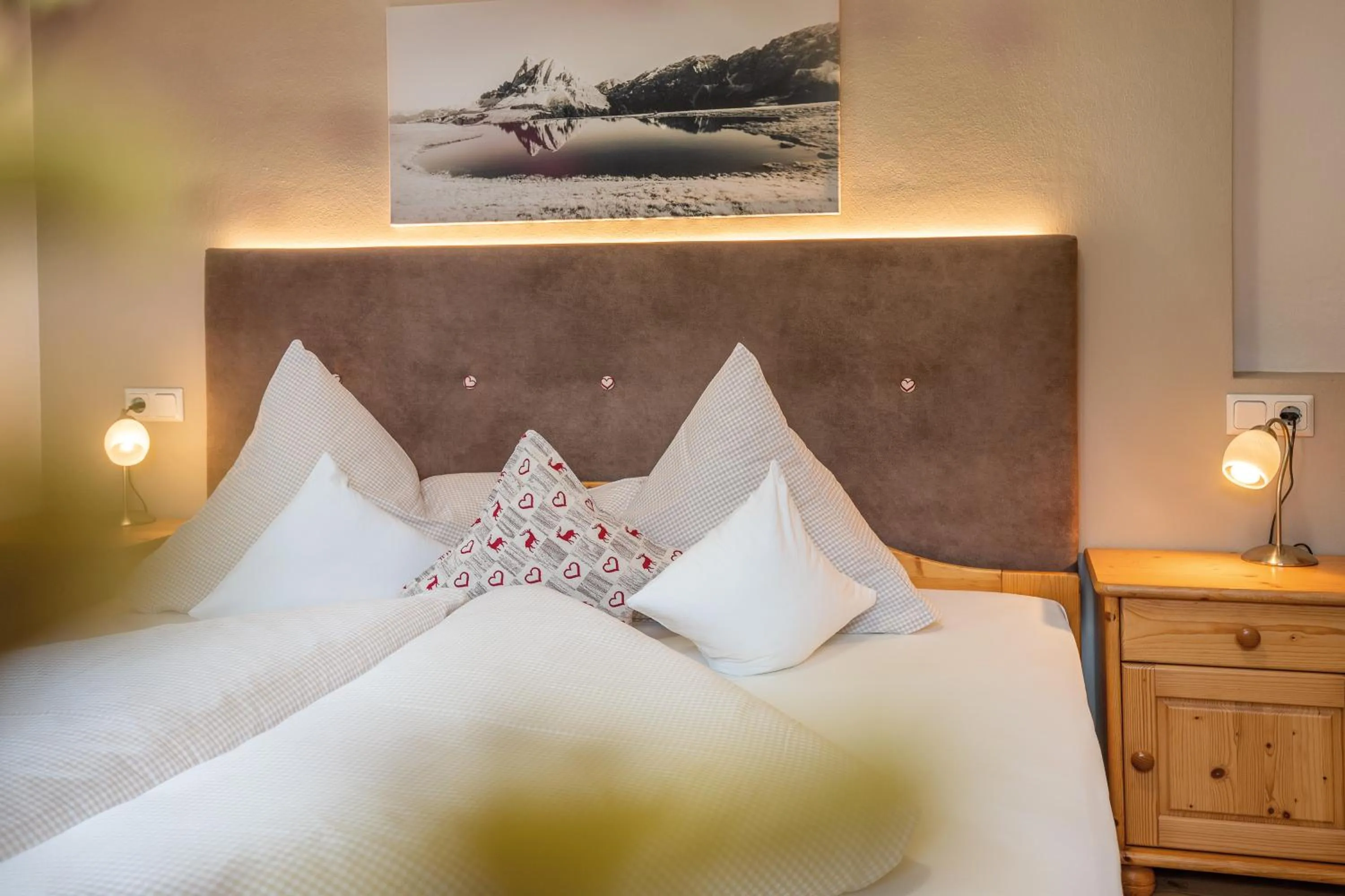 Bedroom, Bed in Residence Alpenrose