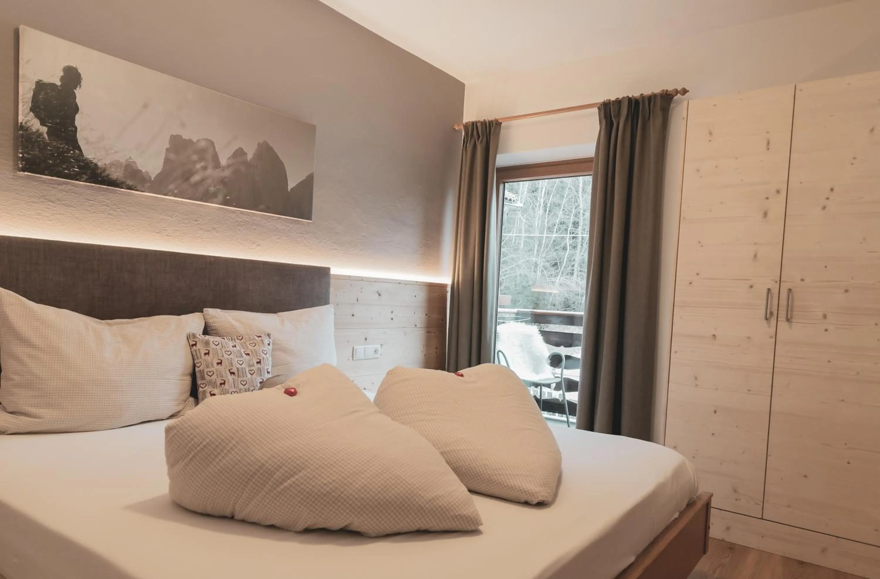 Bedroom, Bed in Residence Alpenrose