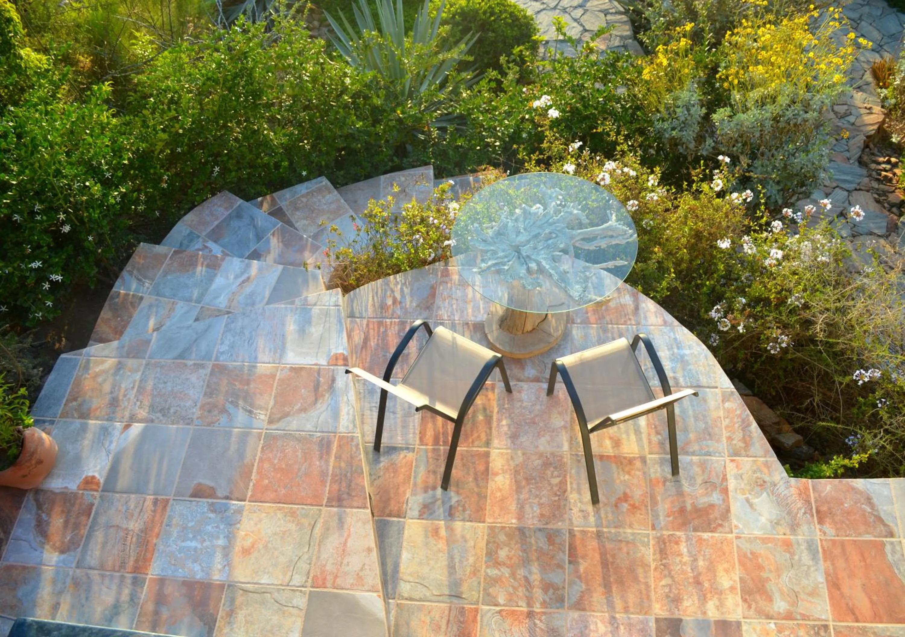 Patio in Los Colibris Casitas