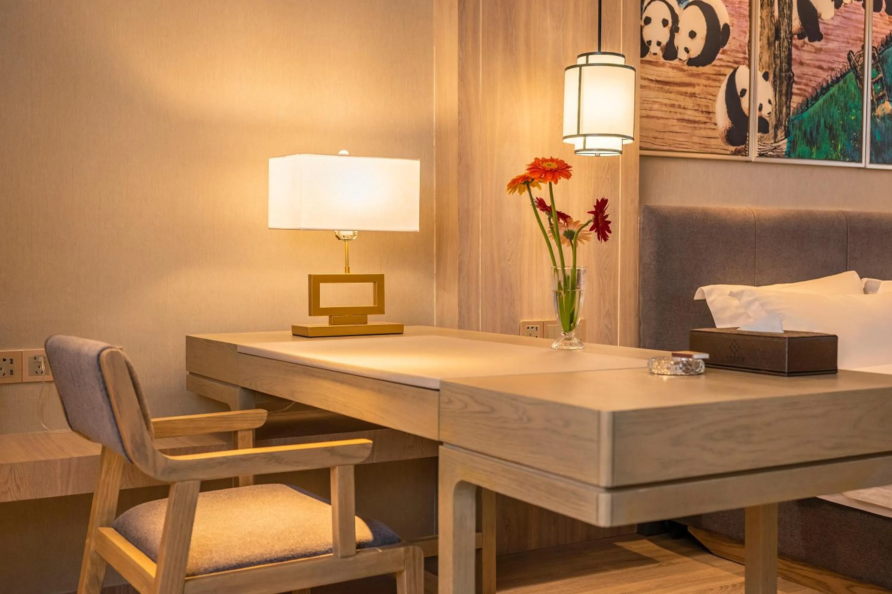 Living room in Chengdu Jiuzhaigou Hotel