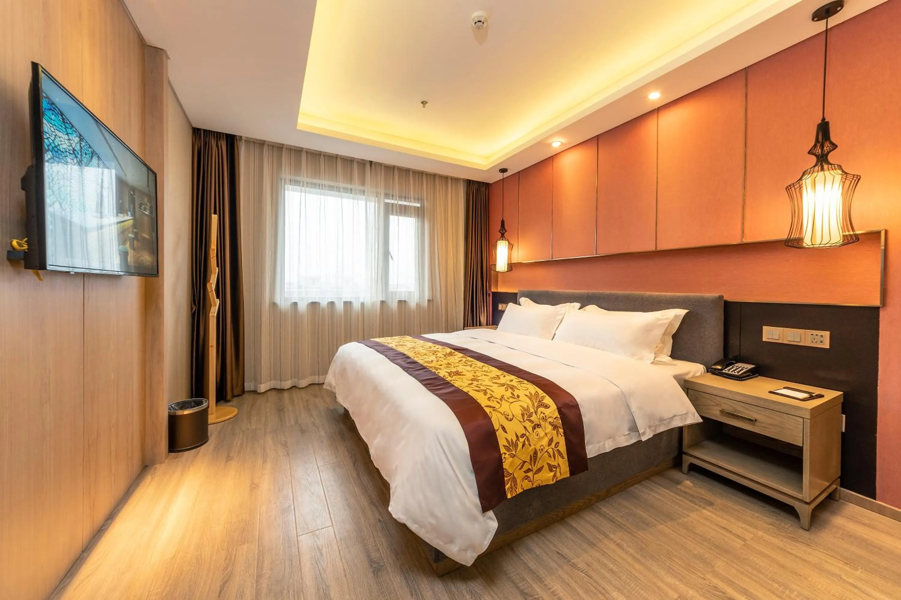 Photo of the whole room, Bed in Chengdu Jiuzhaigou Hotel