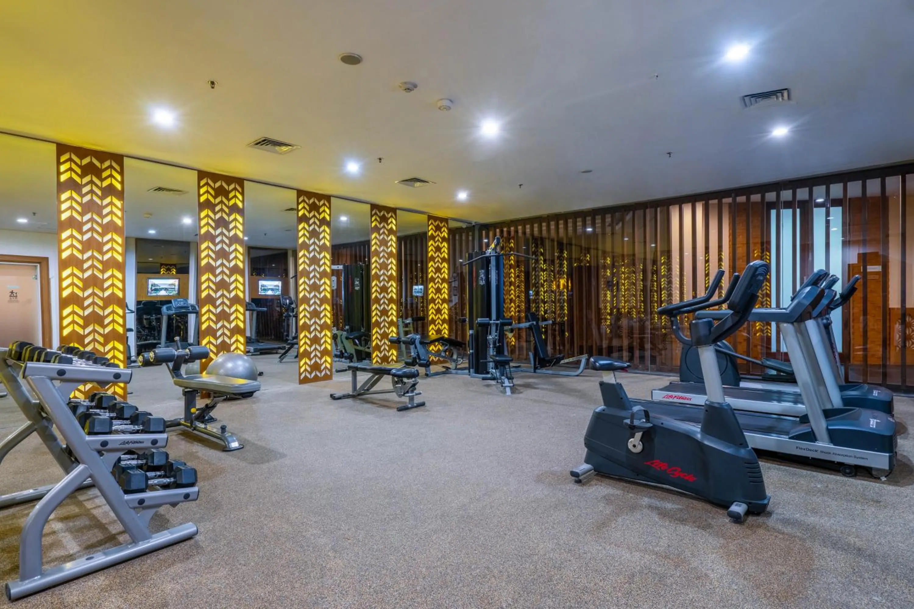 Fitness centre/facilities in VOUK Hotel and Suites Nusa Dua Bali