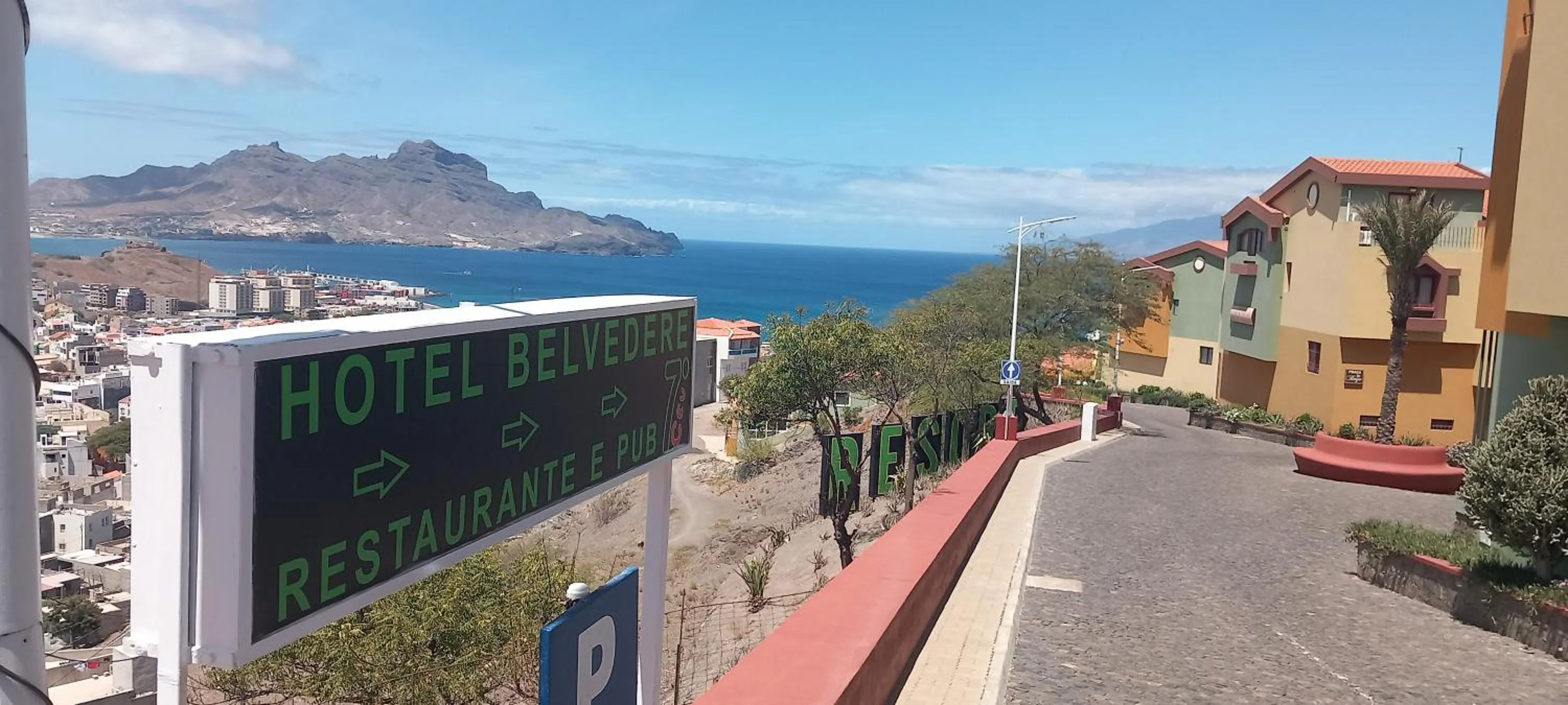 Property building in Hotel Belvedere Mindelo, Cabo Verde