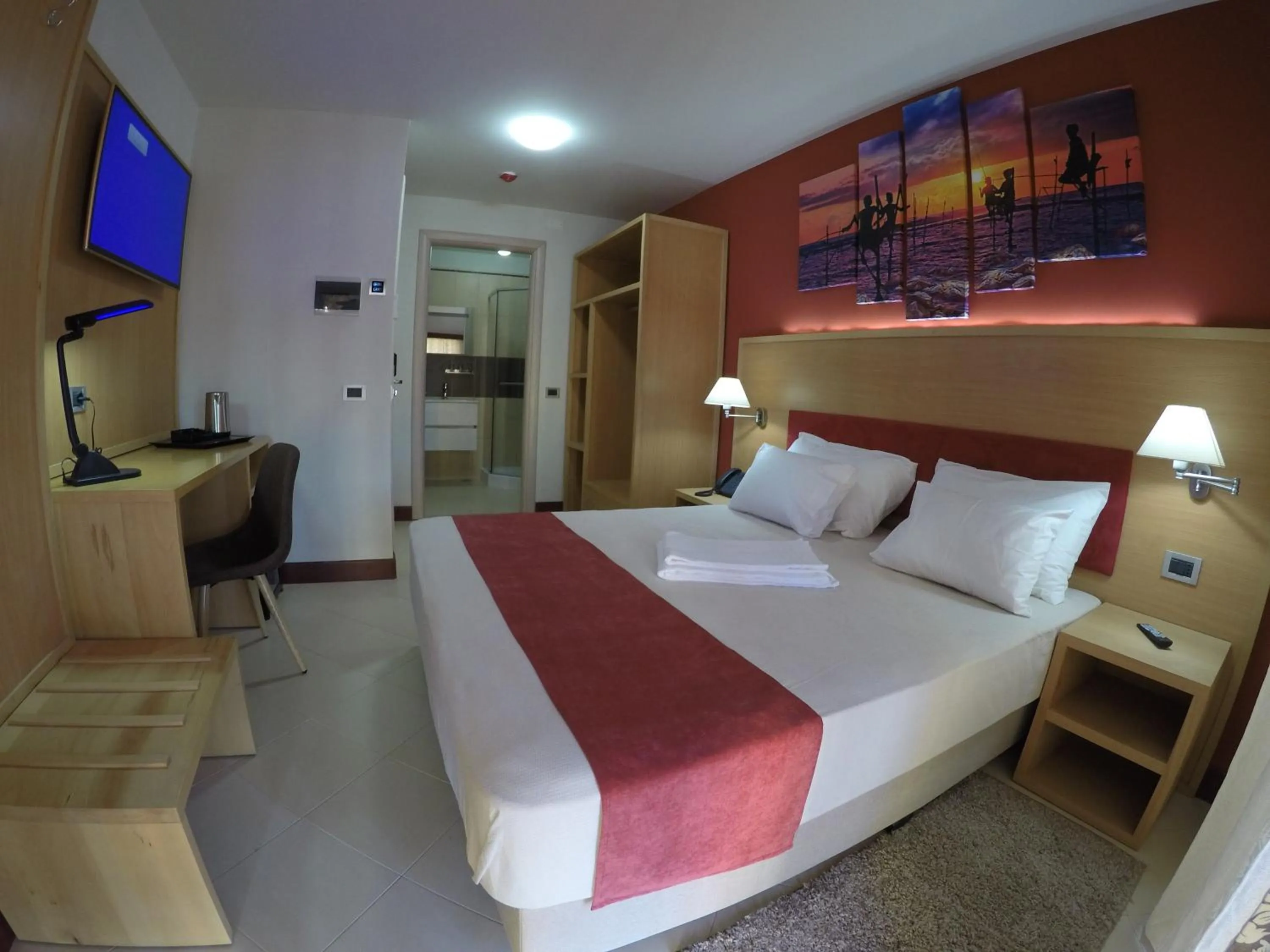 Bed in Hotel Belvedere Mindelo, Cabo Verde