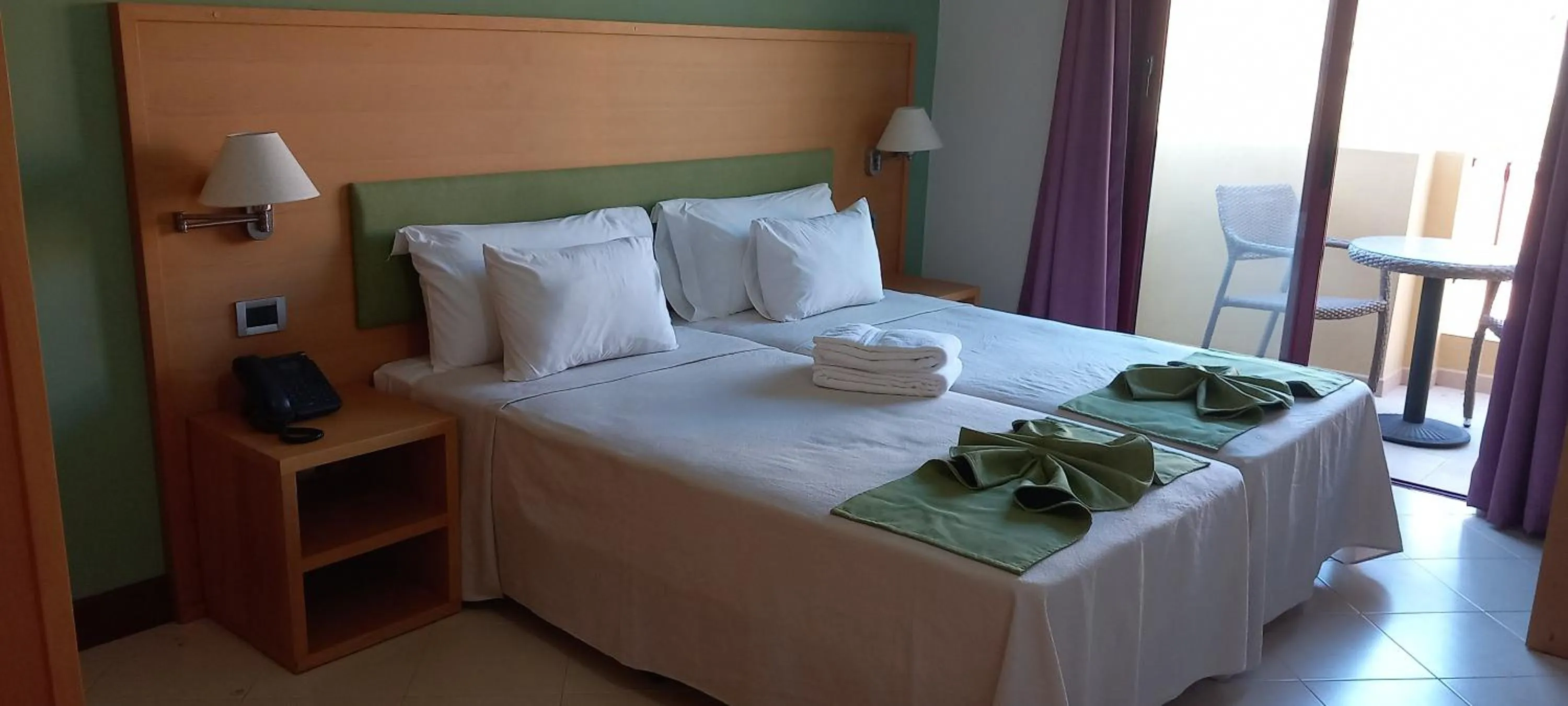 Bed in Hotel Belvedere Mindelo, Cabo Verde