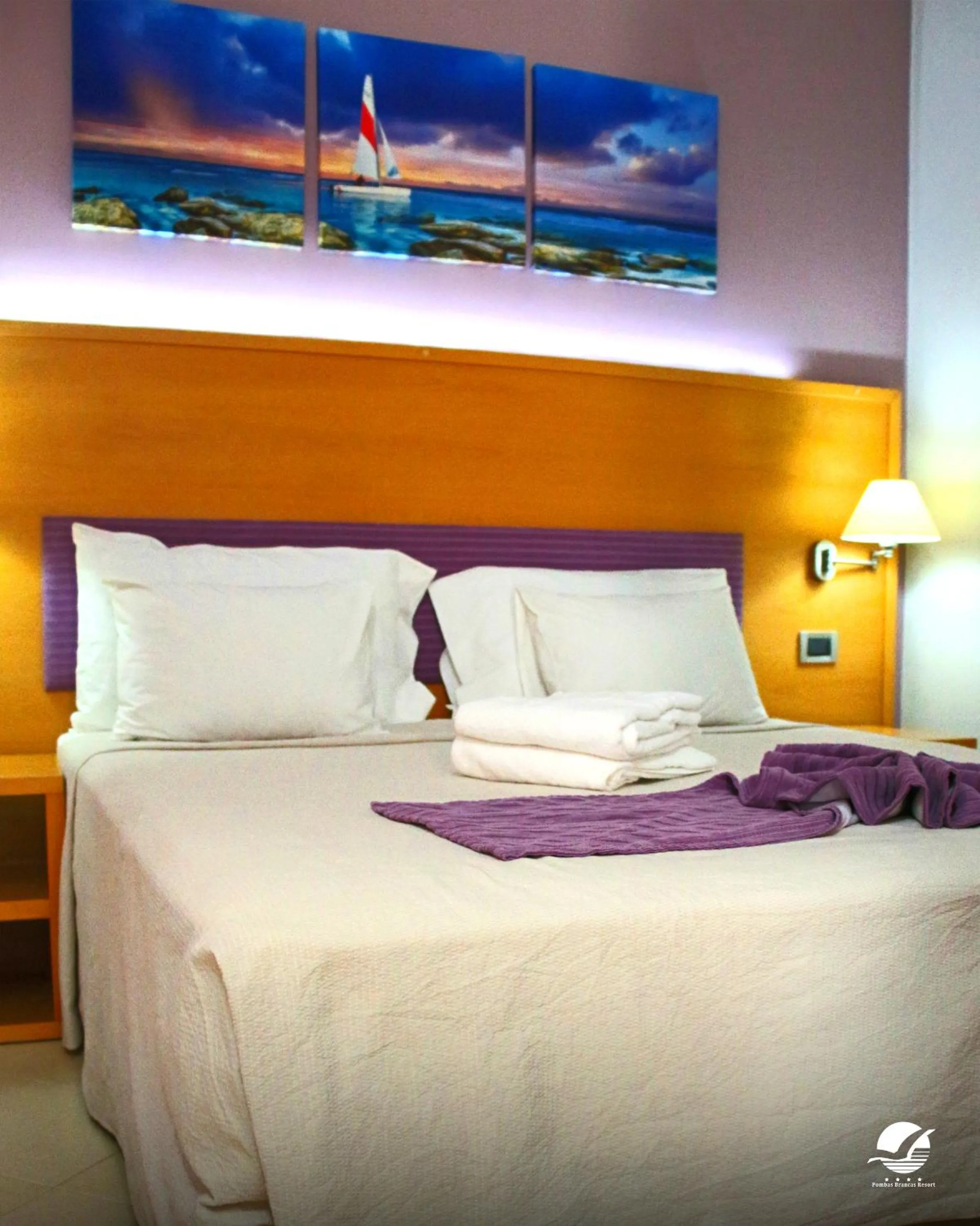 Decorative detail, Bed in Hotel Belvedere Mindelo, Cabo Verde