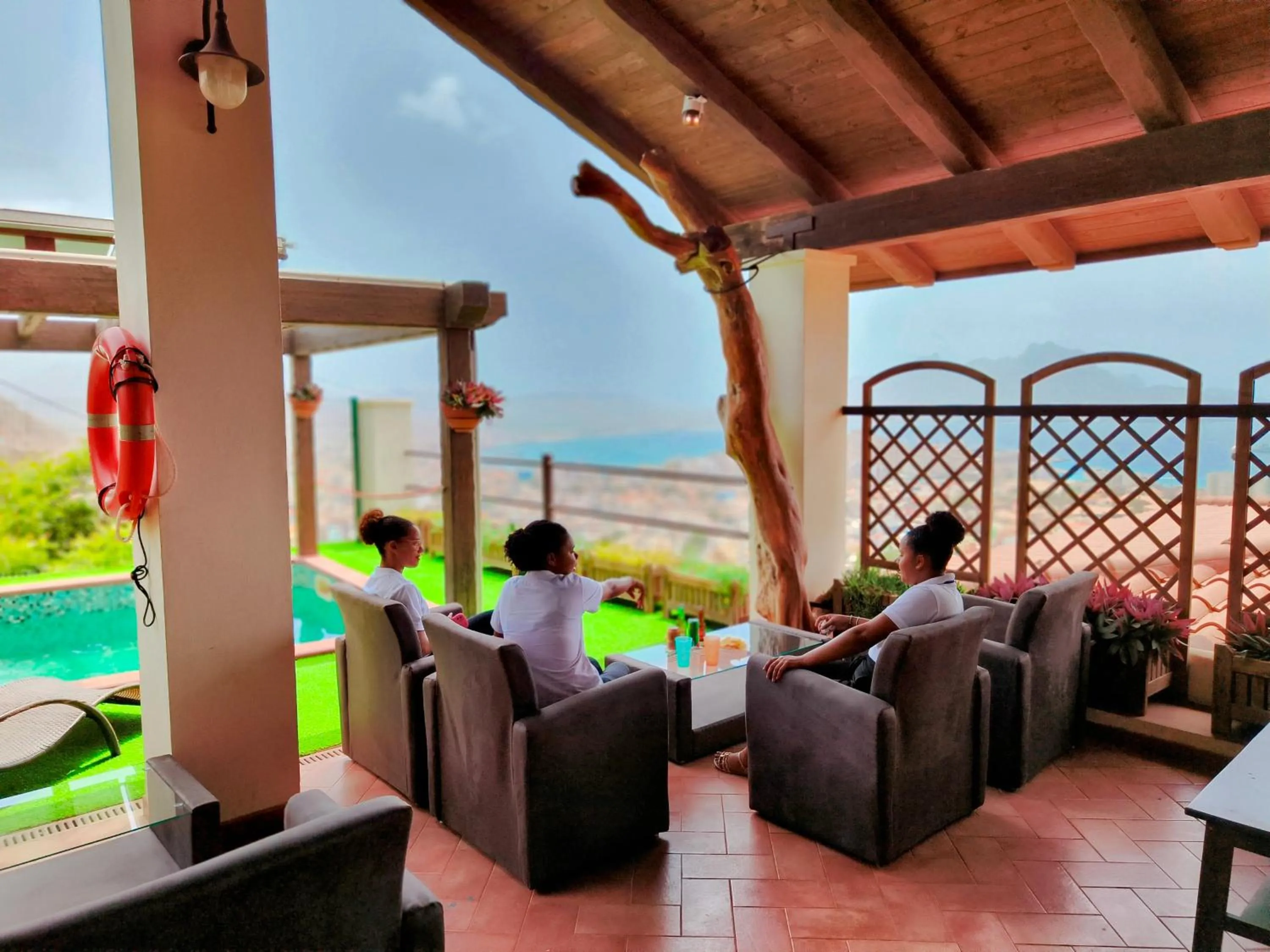 Lounge or bar in Hotel Belvedere Mindelo, Cabo Verde