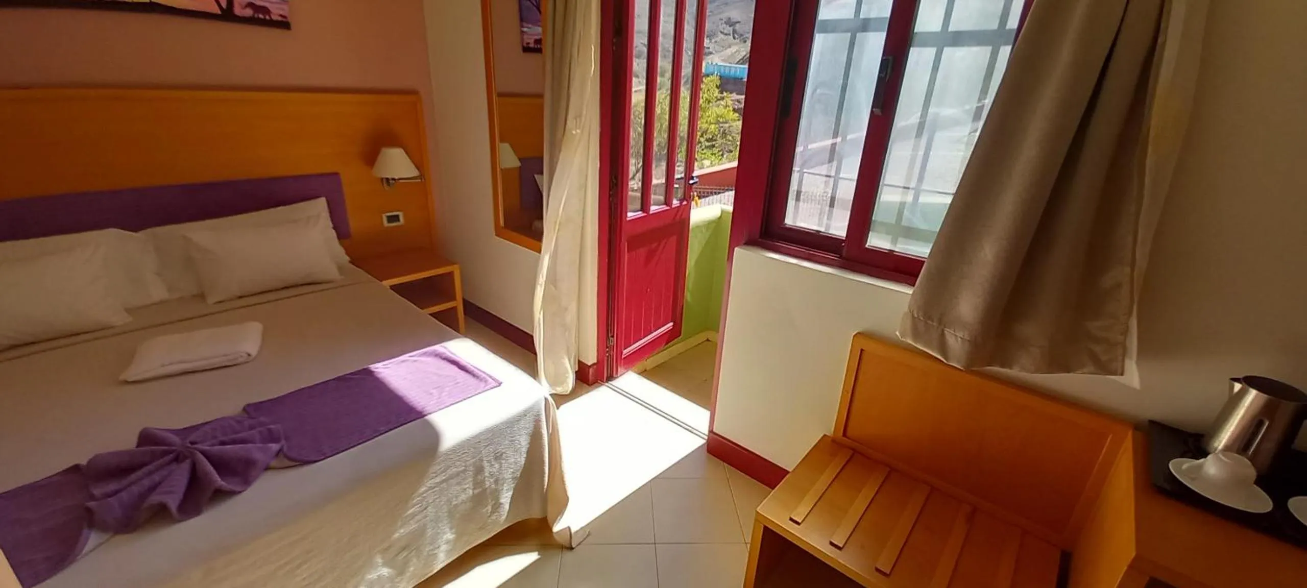 Bed in Hotel Belvedere Mindelo, Cabo Verde