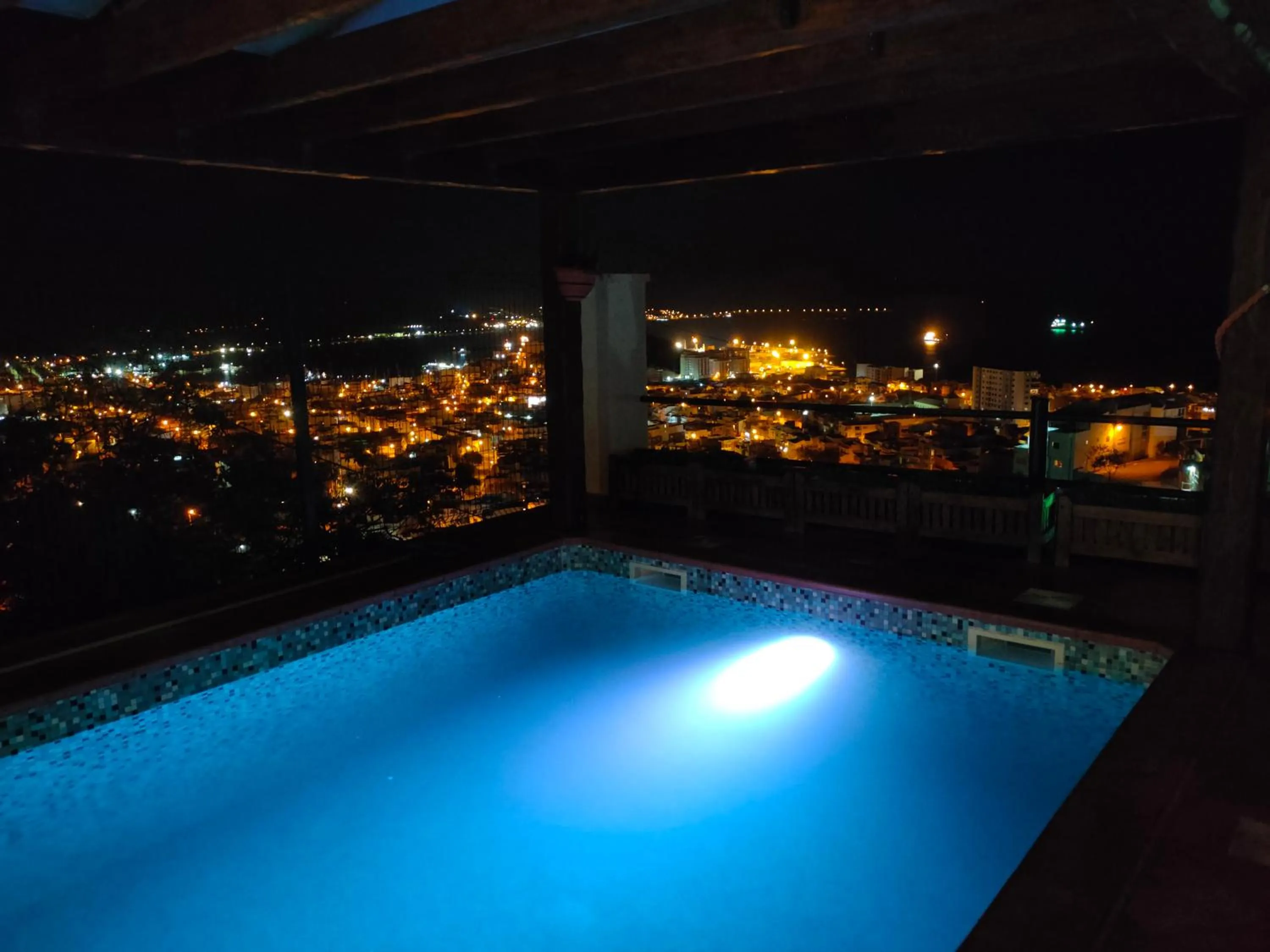Swimming pool in Hotel Belvedere Mindelo, Cabo Verde