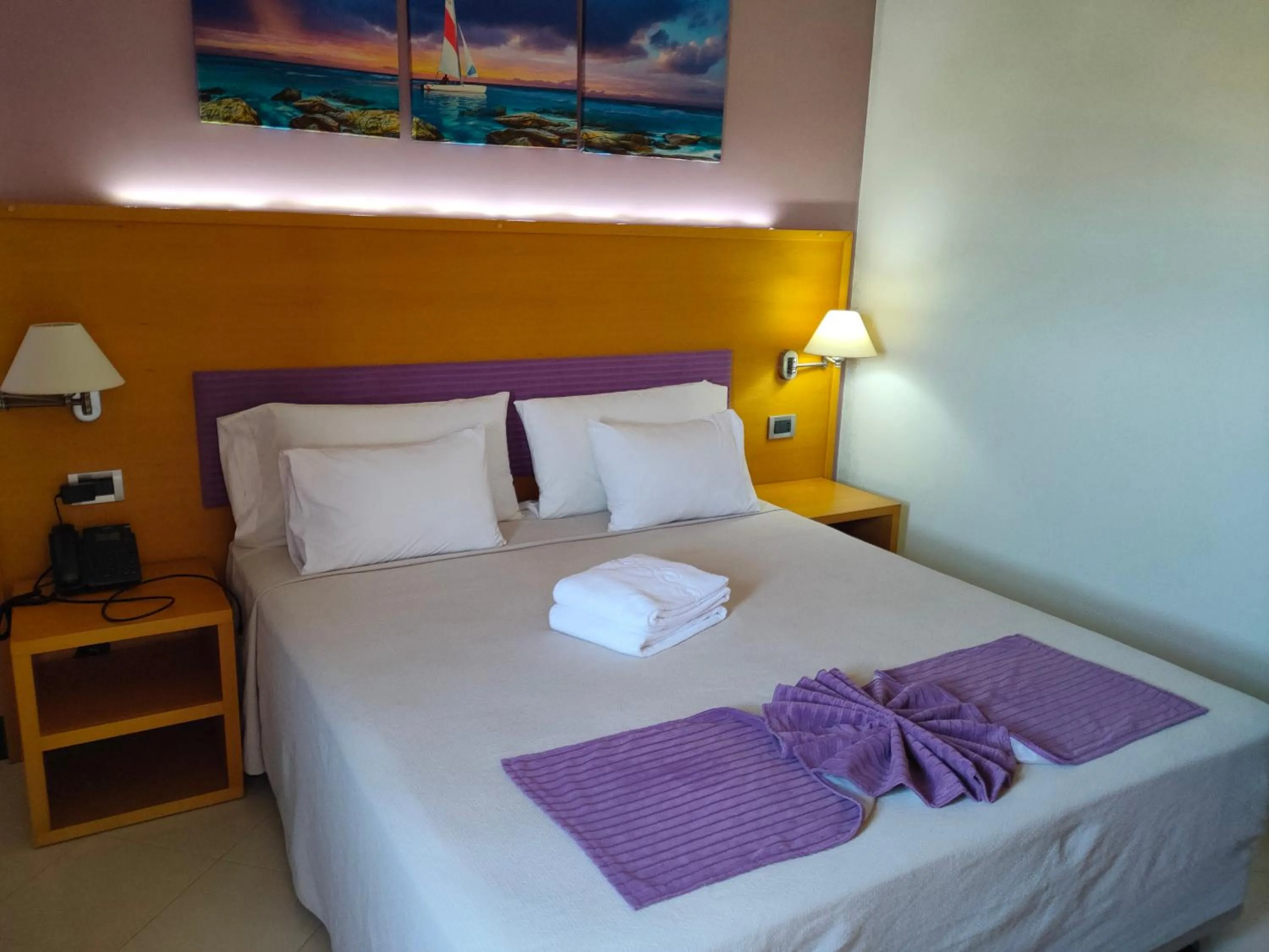 Bed in Hotel Belvedere Mindelo, Cabo Verde