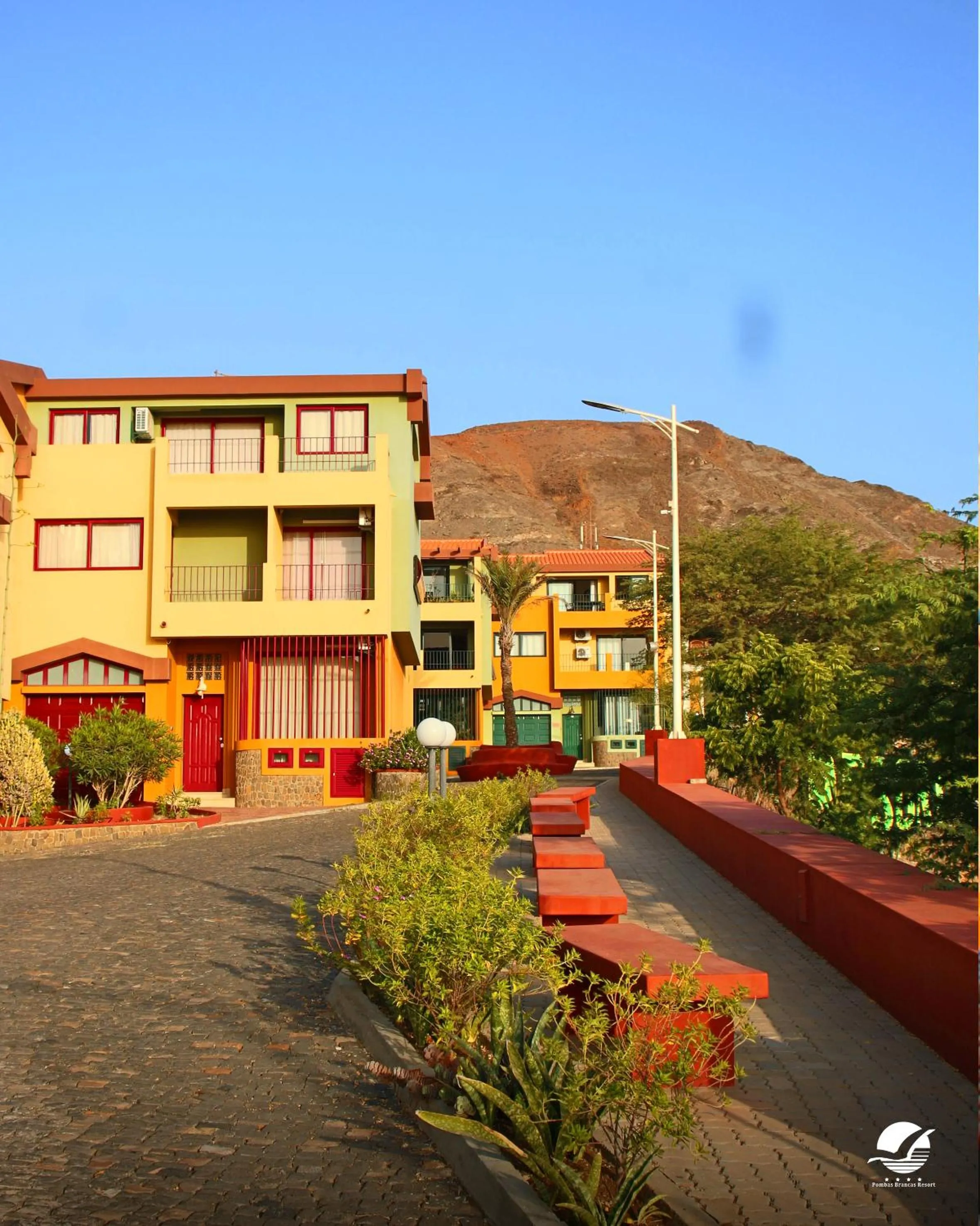 Patio in Hotel Belvedere Mindelo, Cabo Verde