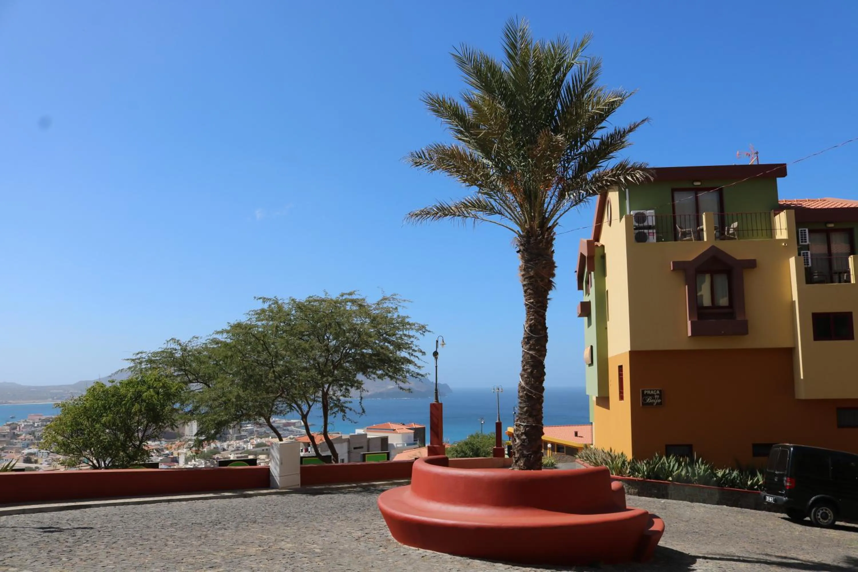 Property building in Hotel Belvedere Mindelo, Cabo Verde