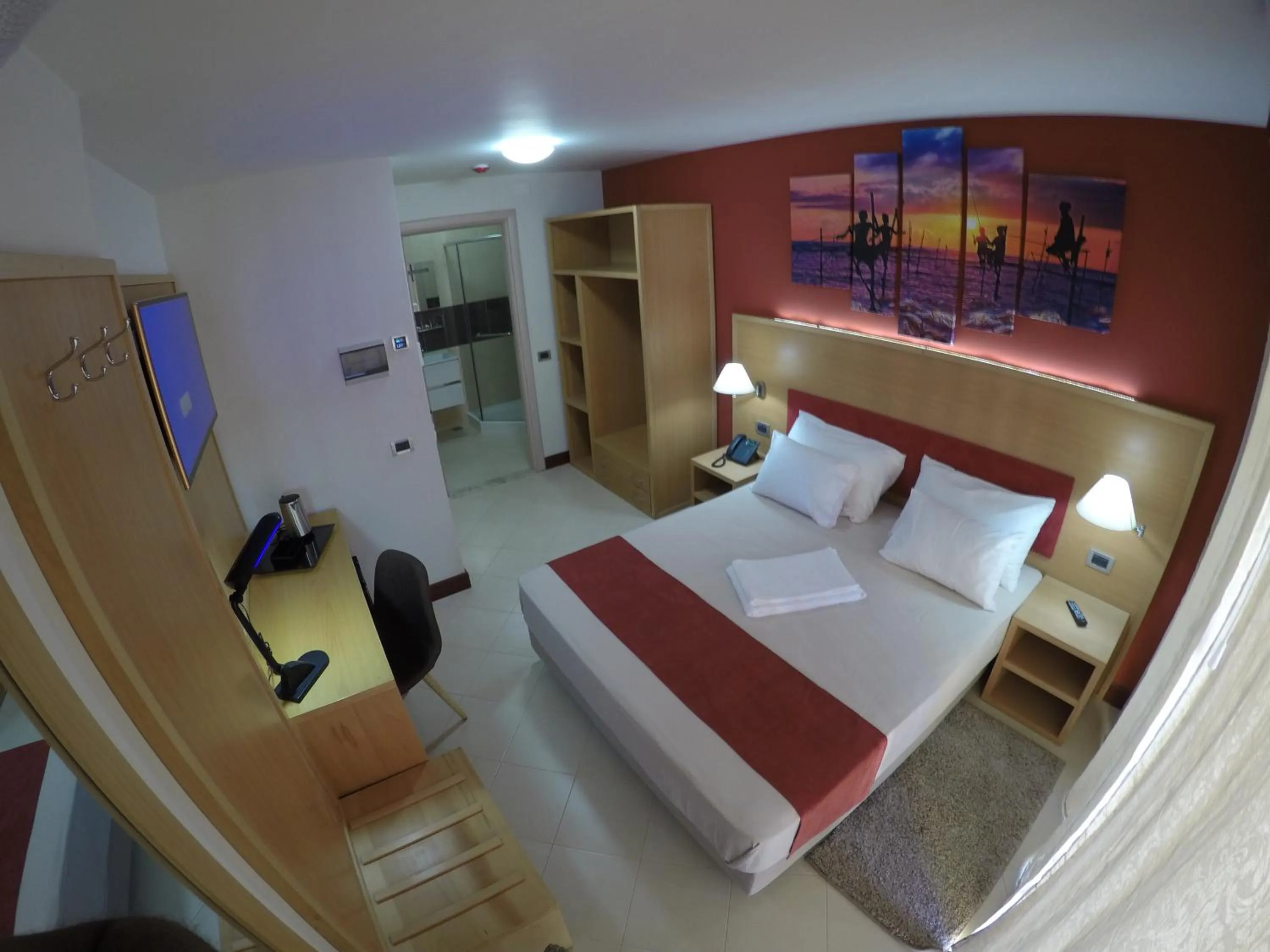 Bed in Hotel Belvedere Mindelo, Cabo Verde