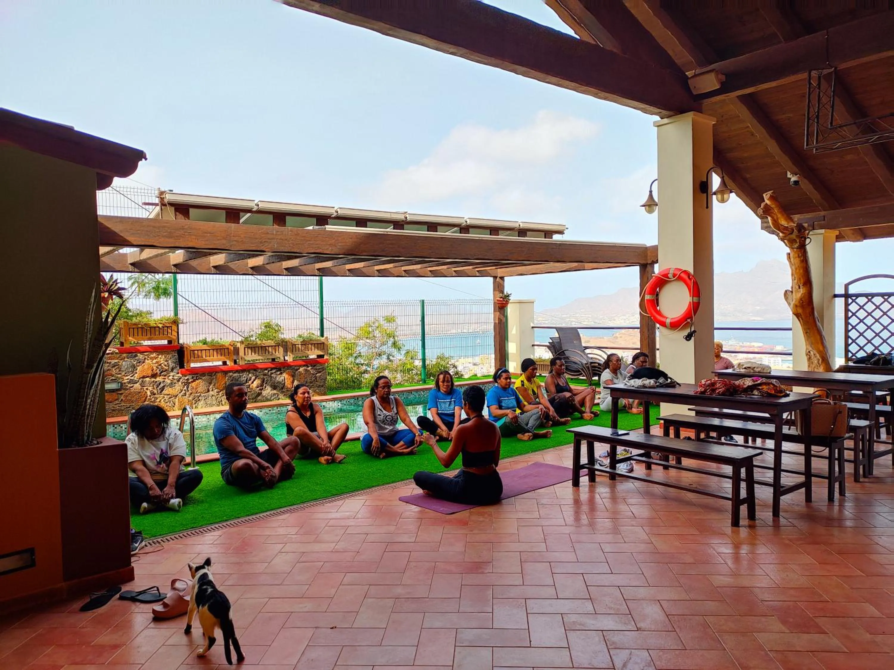 Natural landscape in Hotel Belvedere Mindelo, Cabo Verde