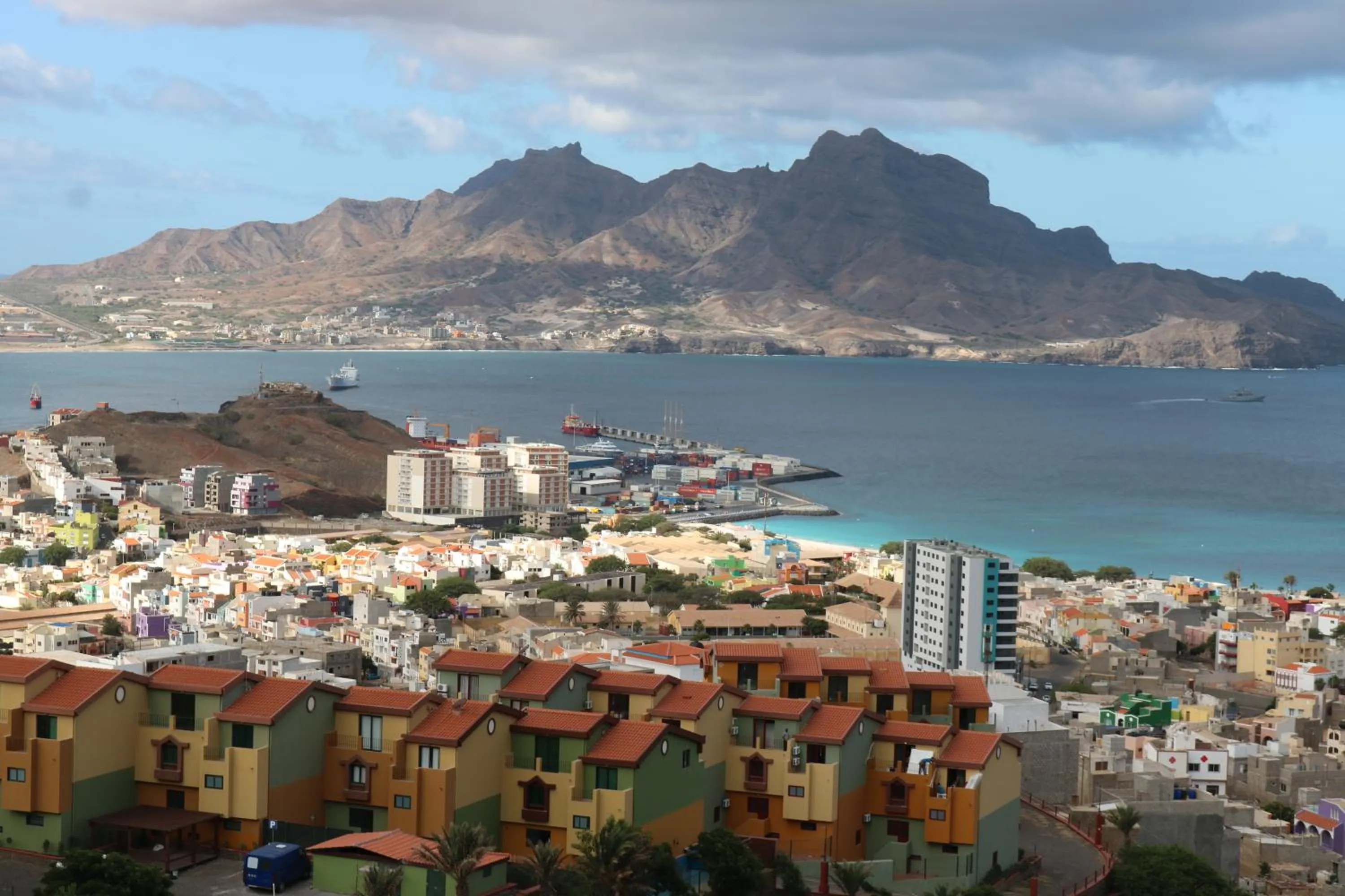 Bird's eye view in Hotel Belvedere Mindelo, Cabo Verde