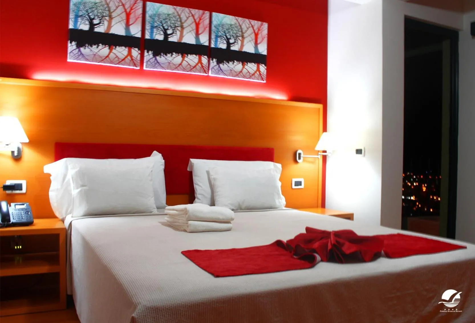 View (from property/room), Bed in Hotel Belvedere Mindelo, Cabo Verde