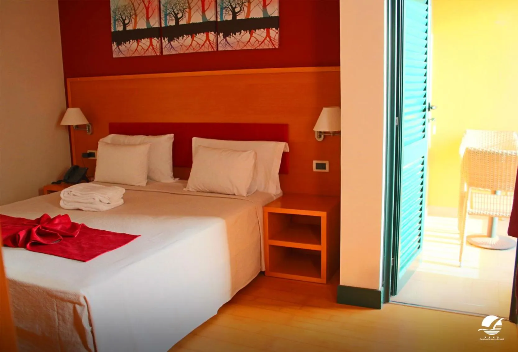 Balcony/Terrace, Bed in Hotel Belvedere Mindelo, Cabo Verde