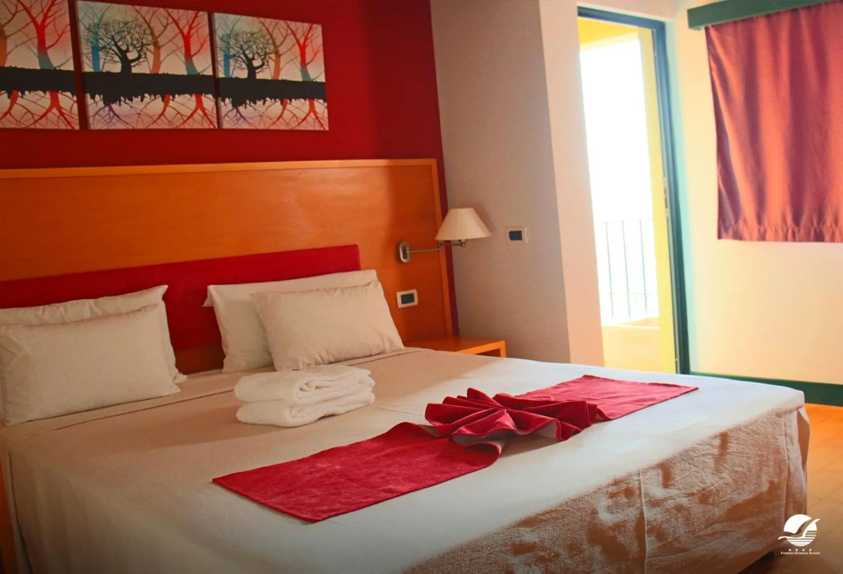 View (from property/room), Bed in Hotel Belvedere Mindelo, Cabo Verde