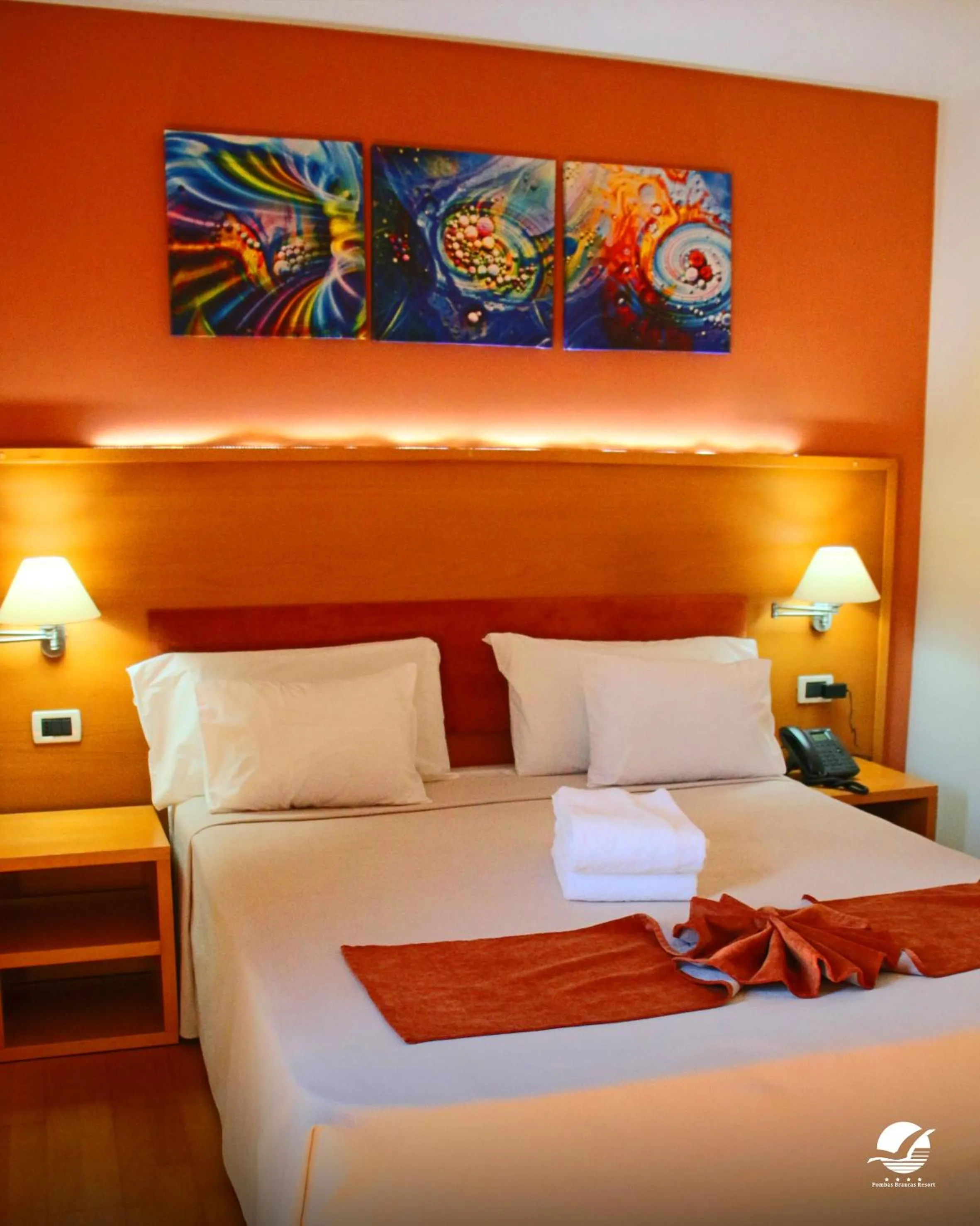 Decorative detail, Bed in Hotel Belvedere Mindelo, Cabo Verde