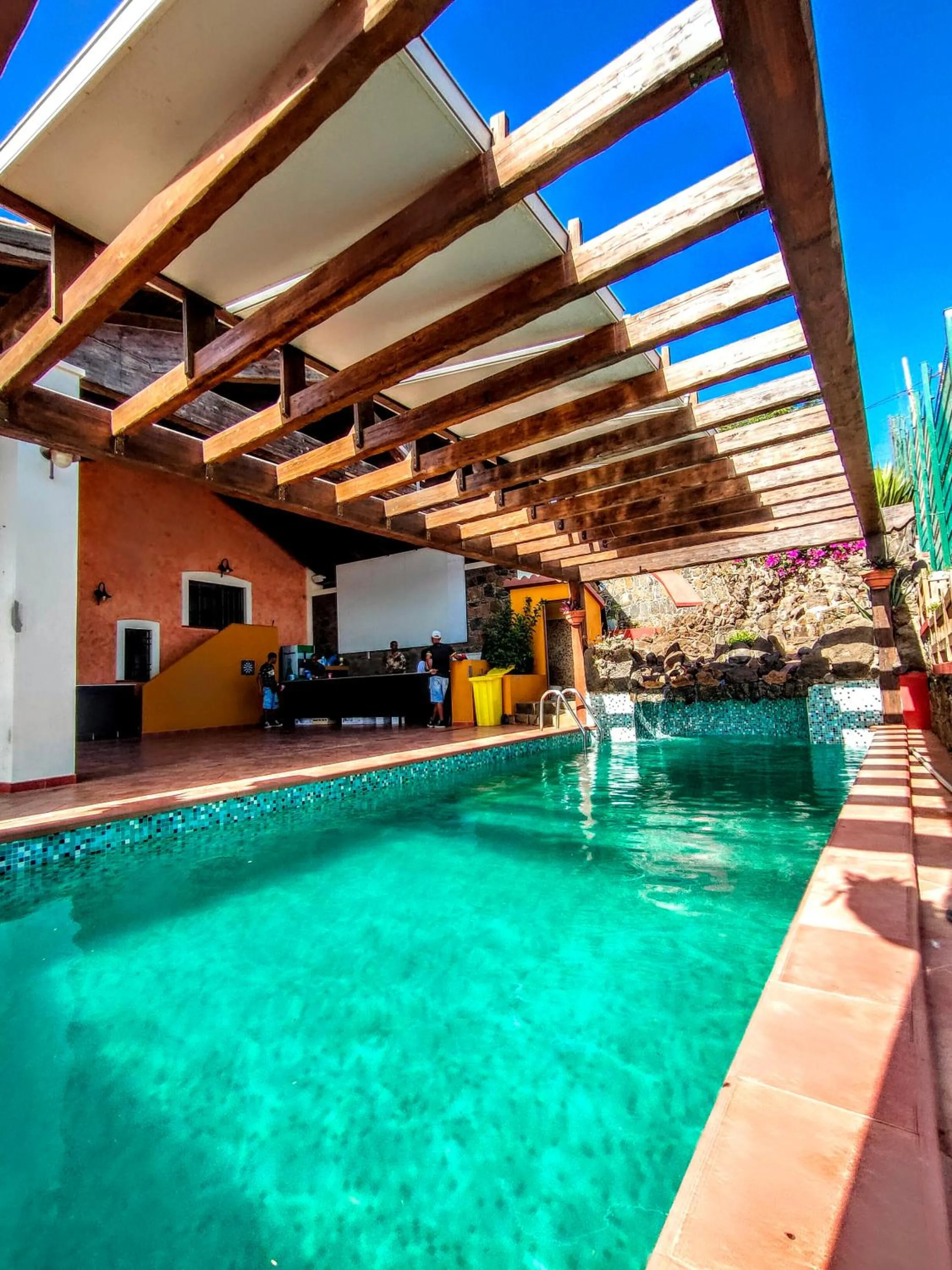 Swimming pool in Hotel Belvedere Mindelo, Cabo Verde