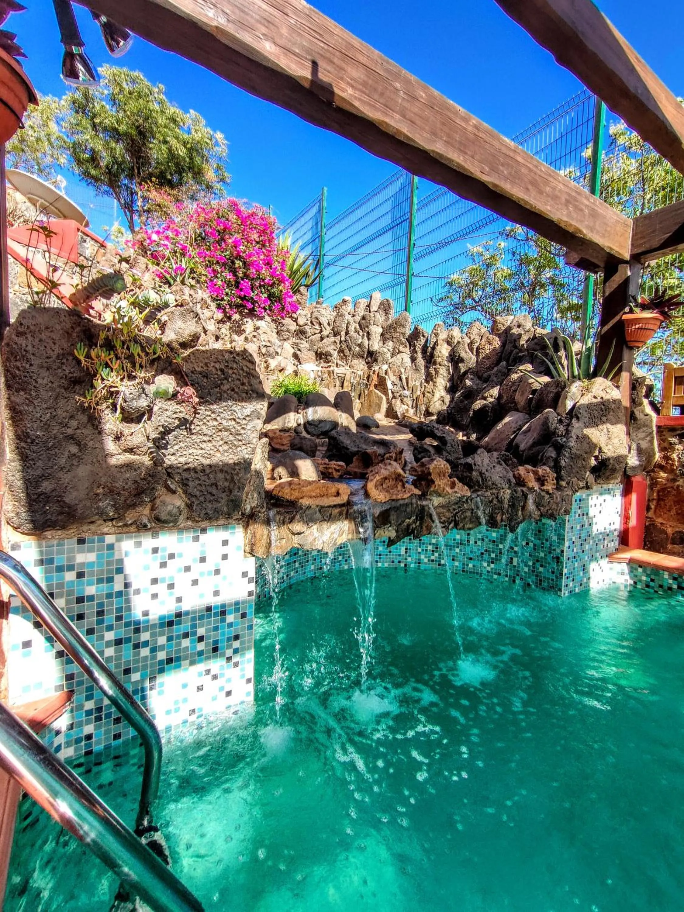 Swimming pool in Hotel Belvedere Mindelo, Cabo Verde