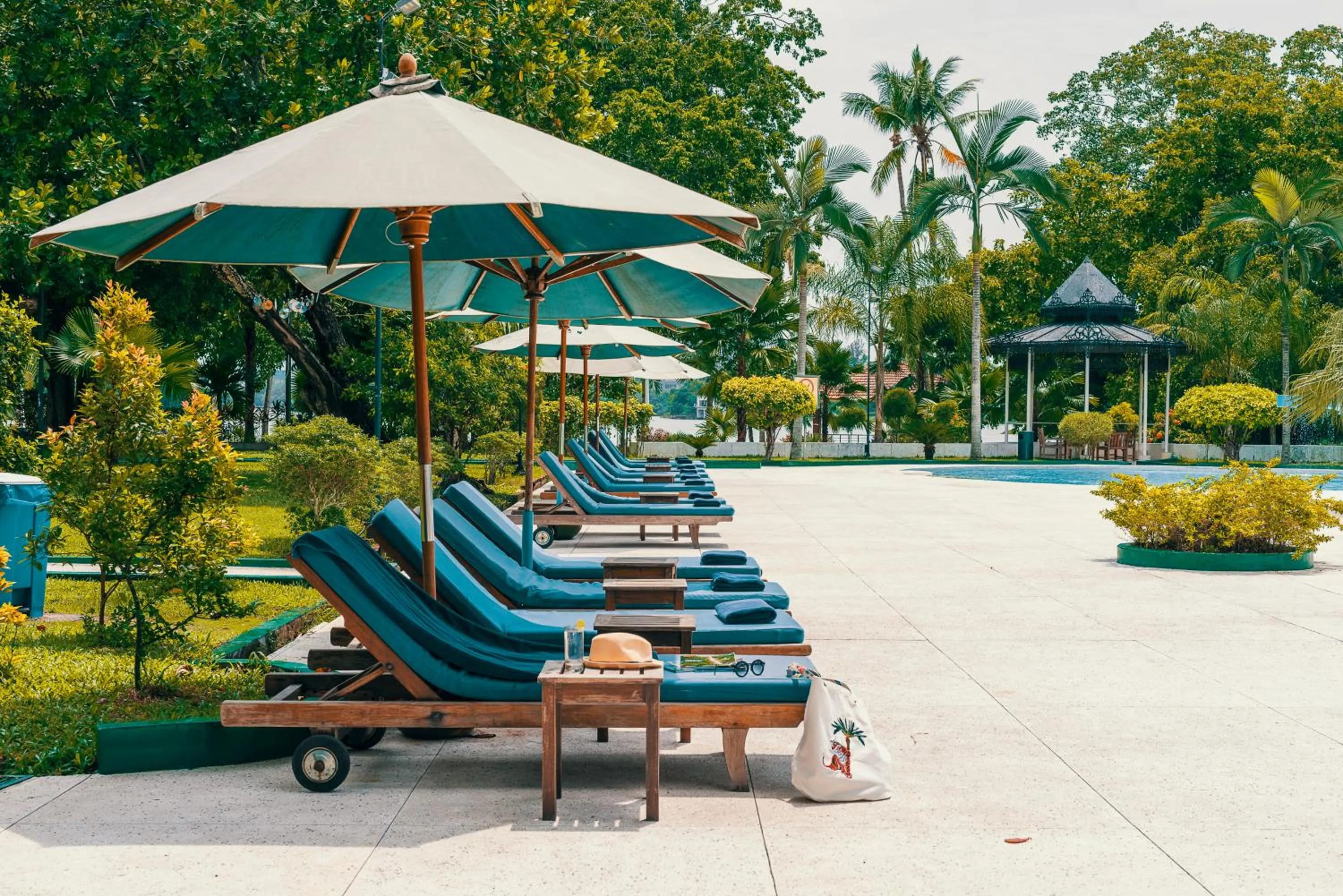 Swimming pool in Inya Lake Hotel Yangon